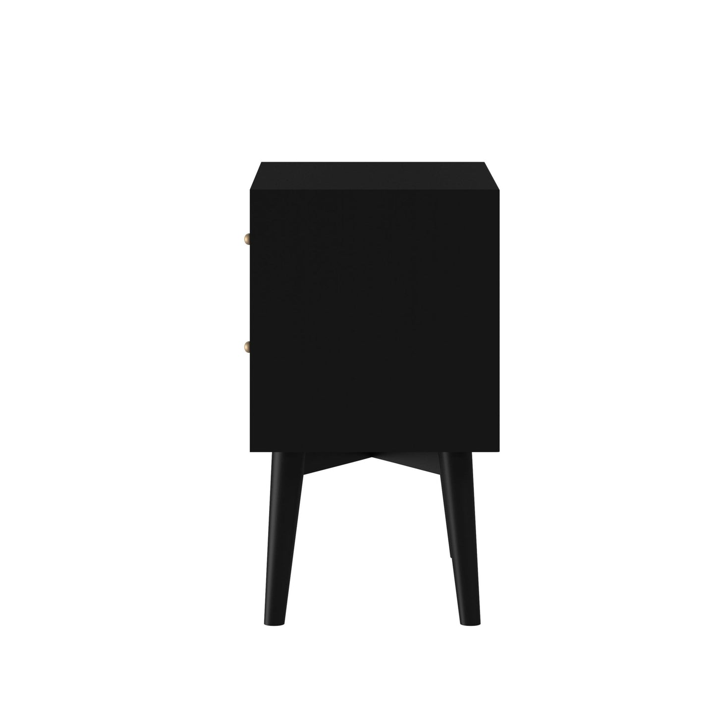 Flynn Nightstand, Black - Alpine Furniture