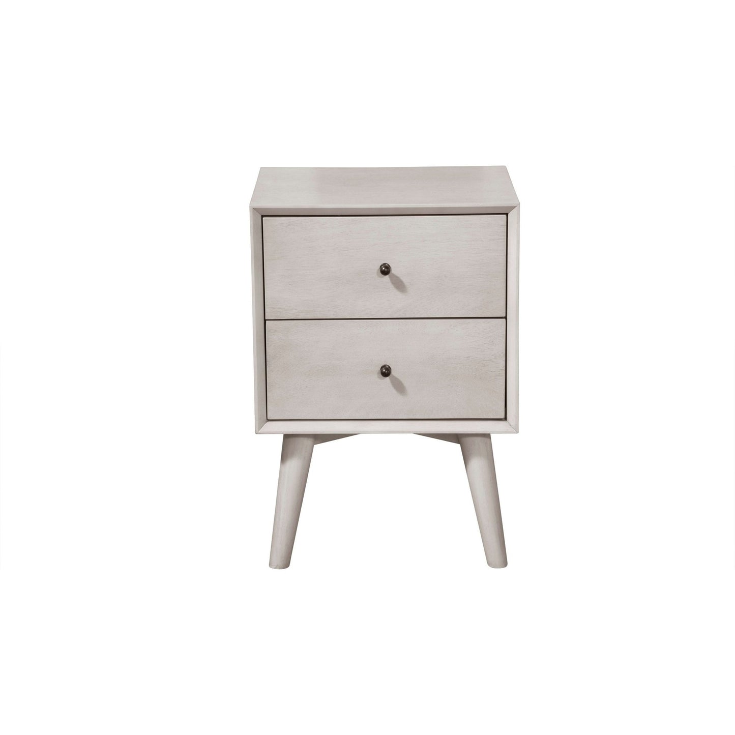 Flynn Nightstand, Gray - Alpine Furniture