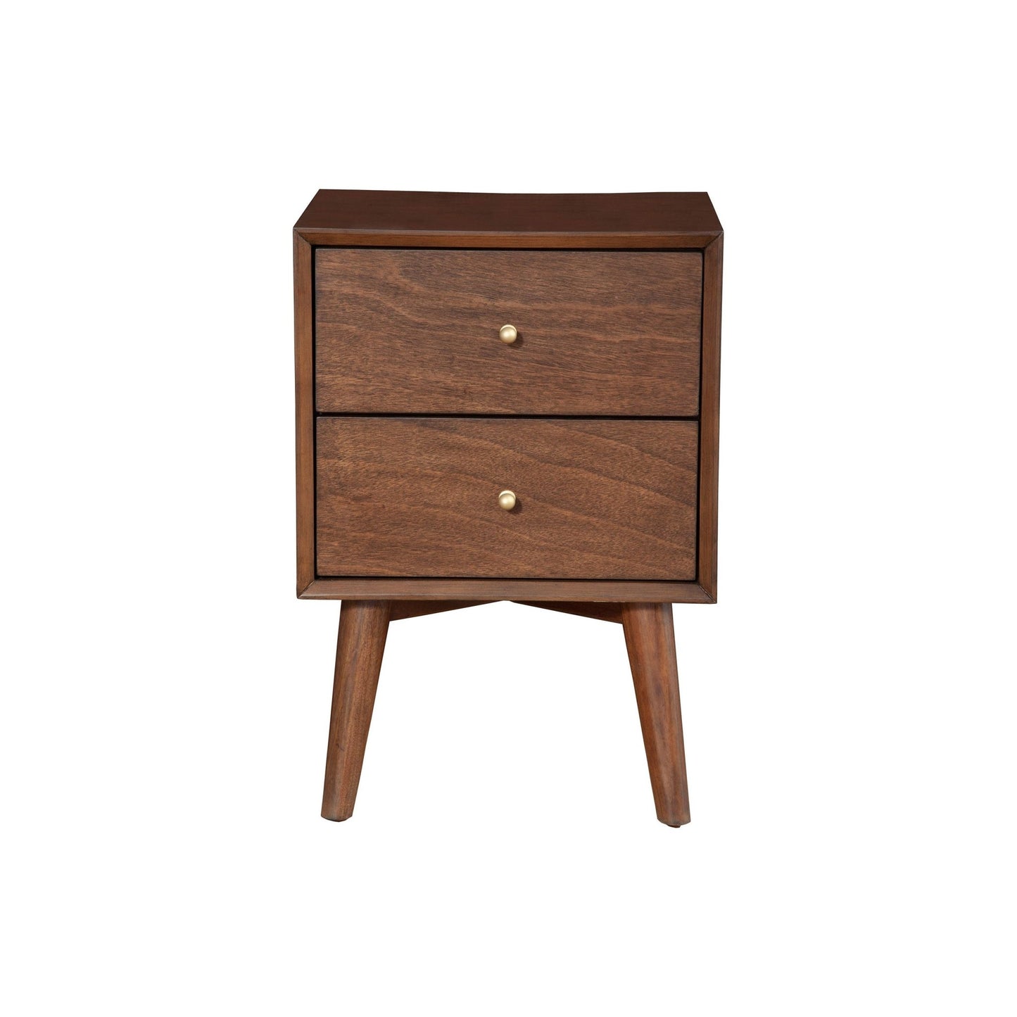 Flynn Nightstand, Walnut - Alpine Furniture