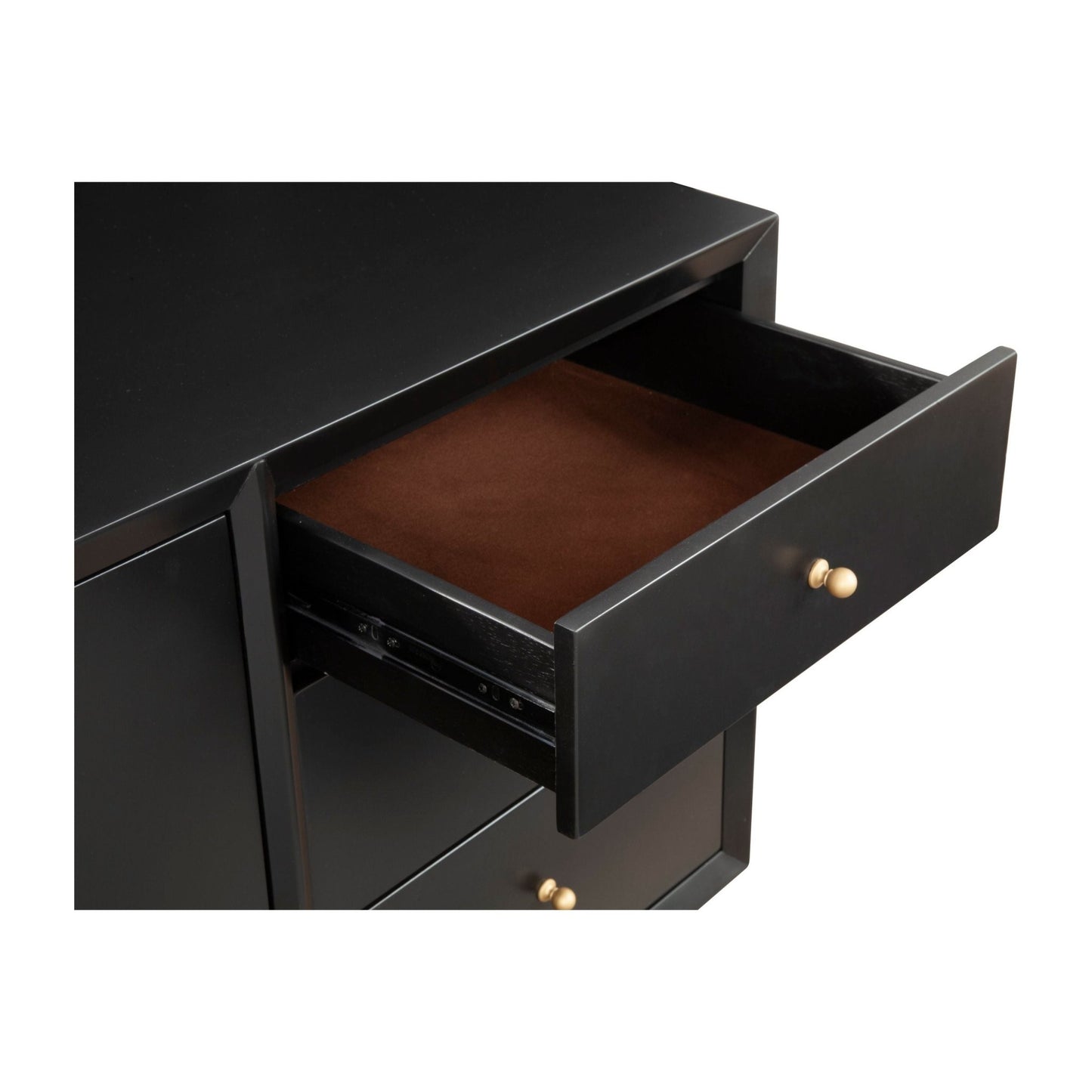Flynn Sideboard, Black - Alpine Furniture