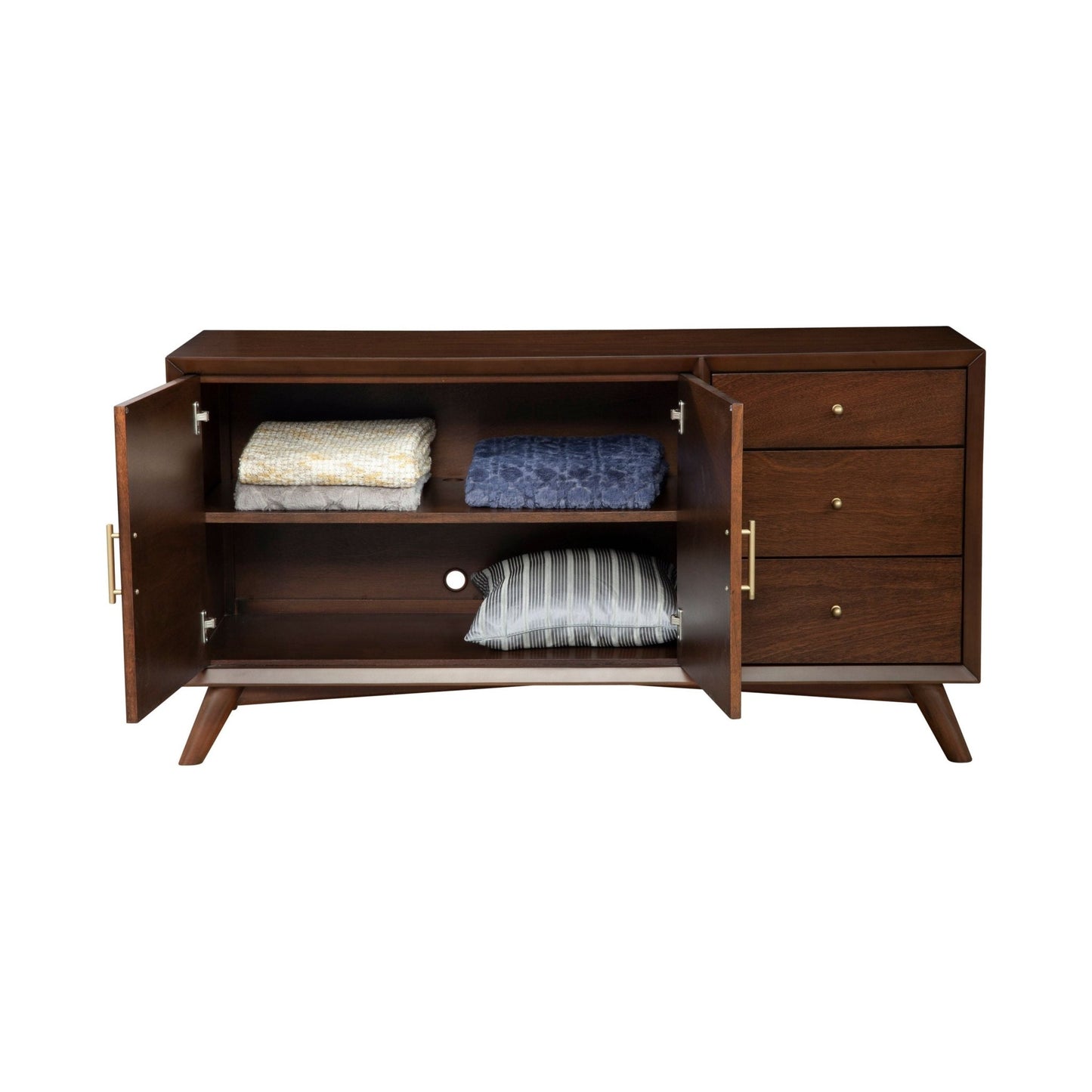 Flynn Sideboard, Walnut - Alpine Furniture