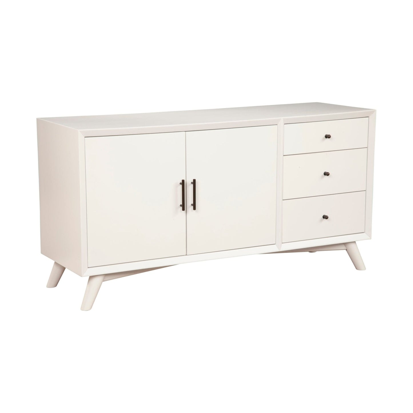 Flynn Sideboard, White - Alpine Furniture