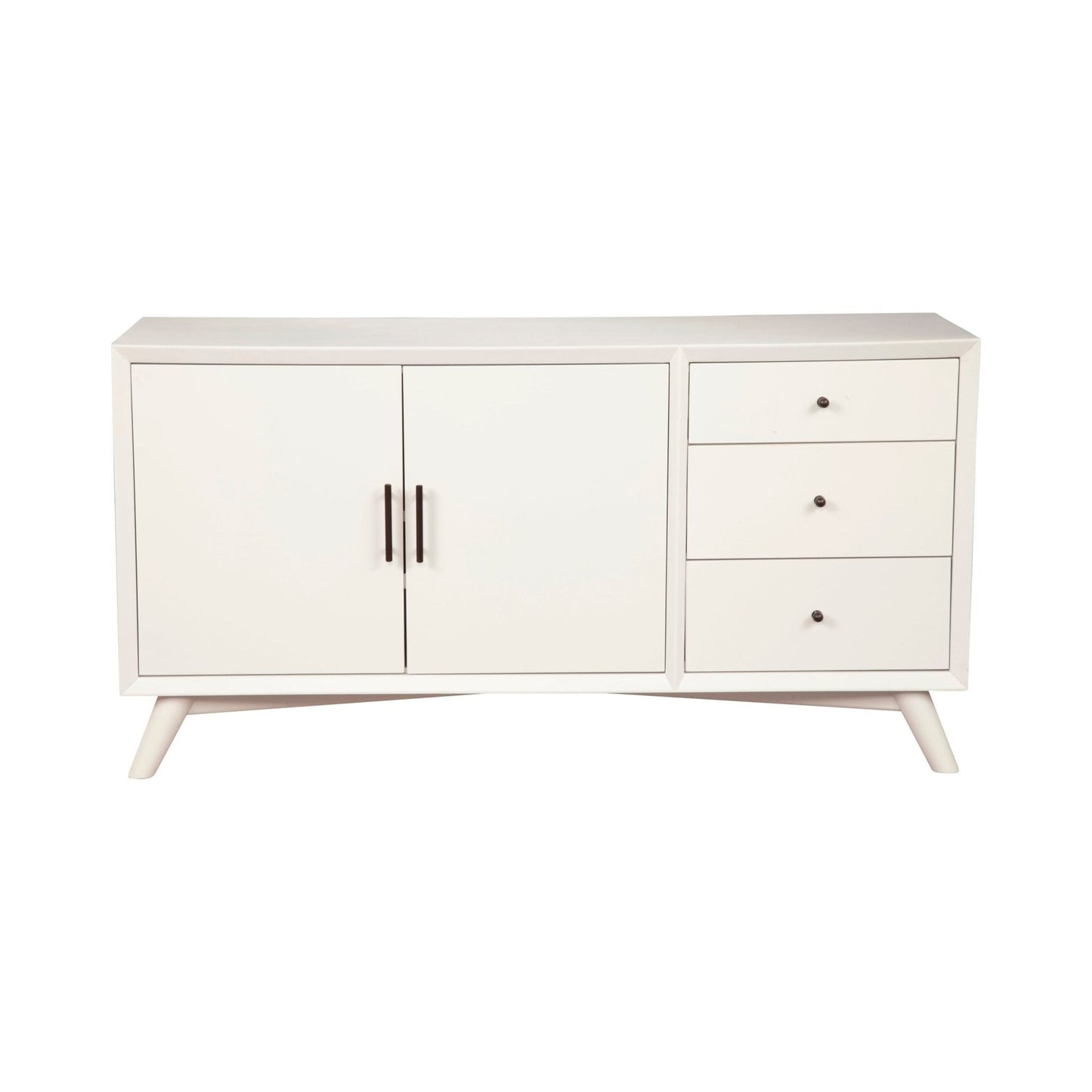 Flynn Sideboard, White - Alpine Furniture