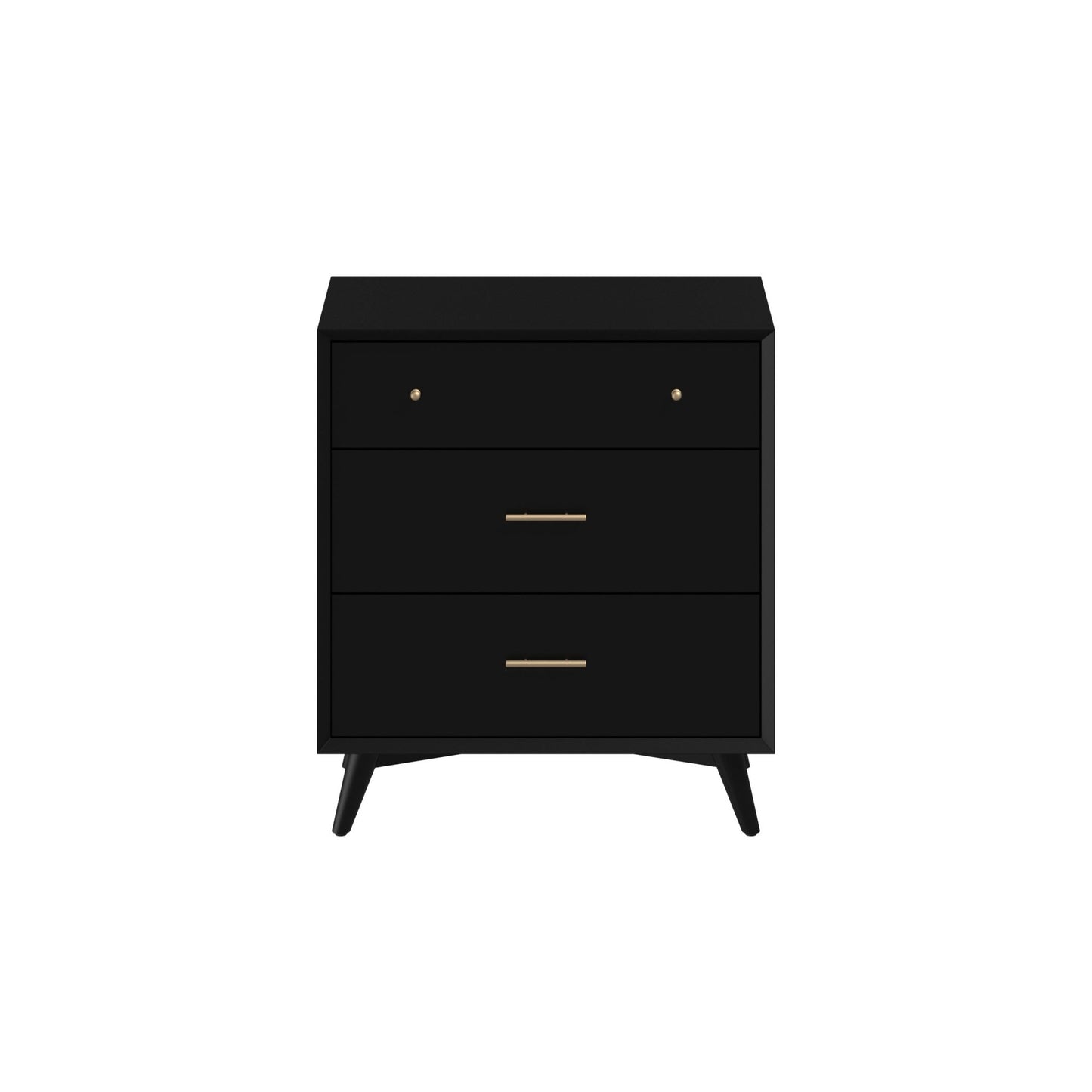 Flynn Small Chest, Black - Alpine Furniture