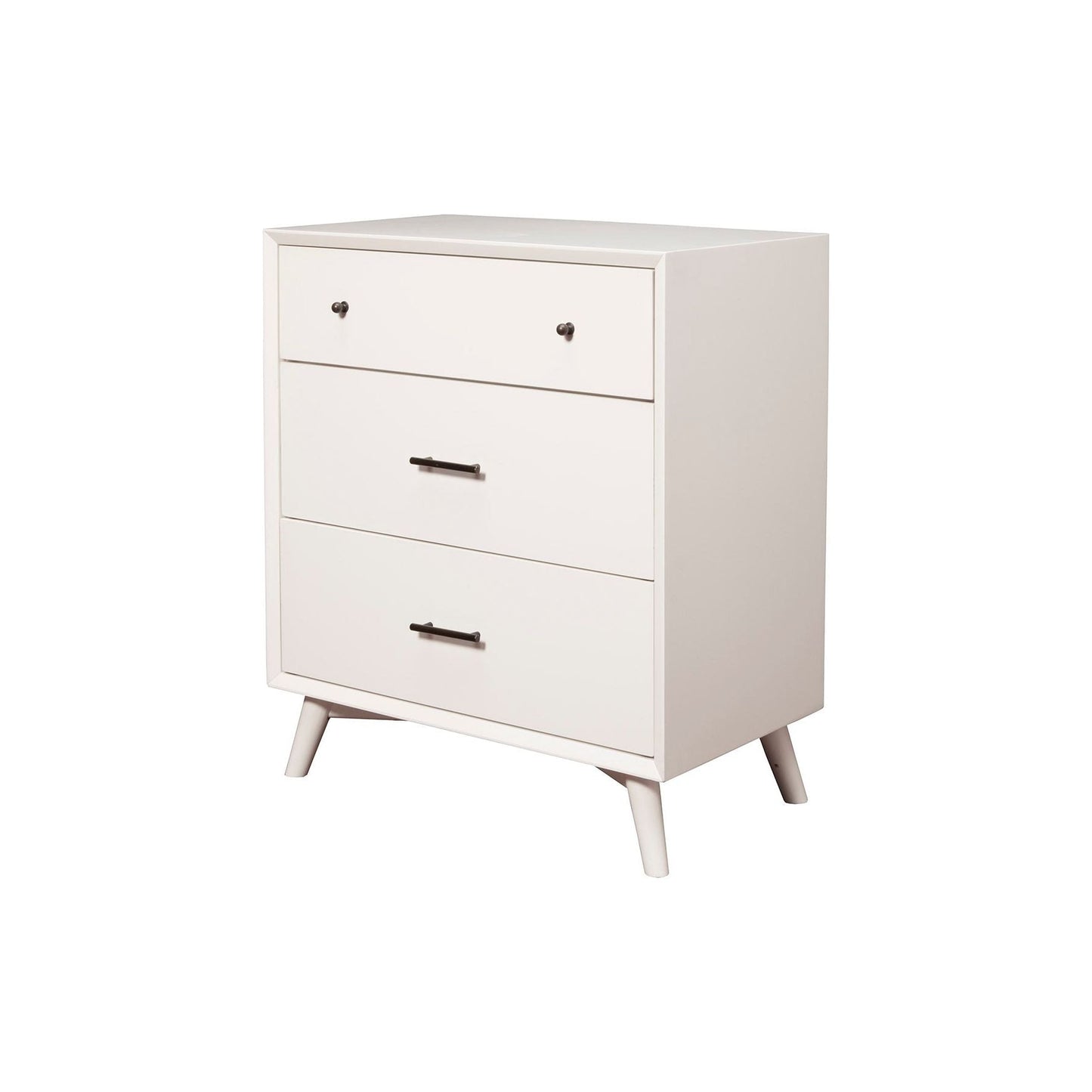 Flynn Small Chest, White - Alpine Furniture