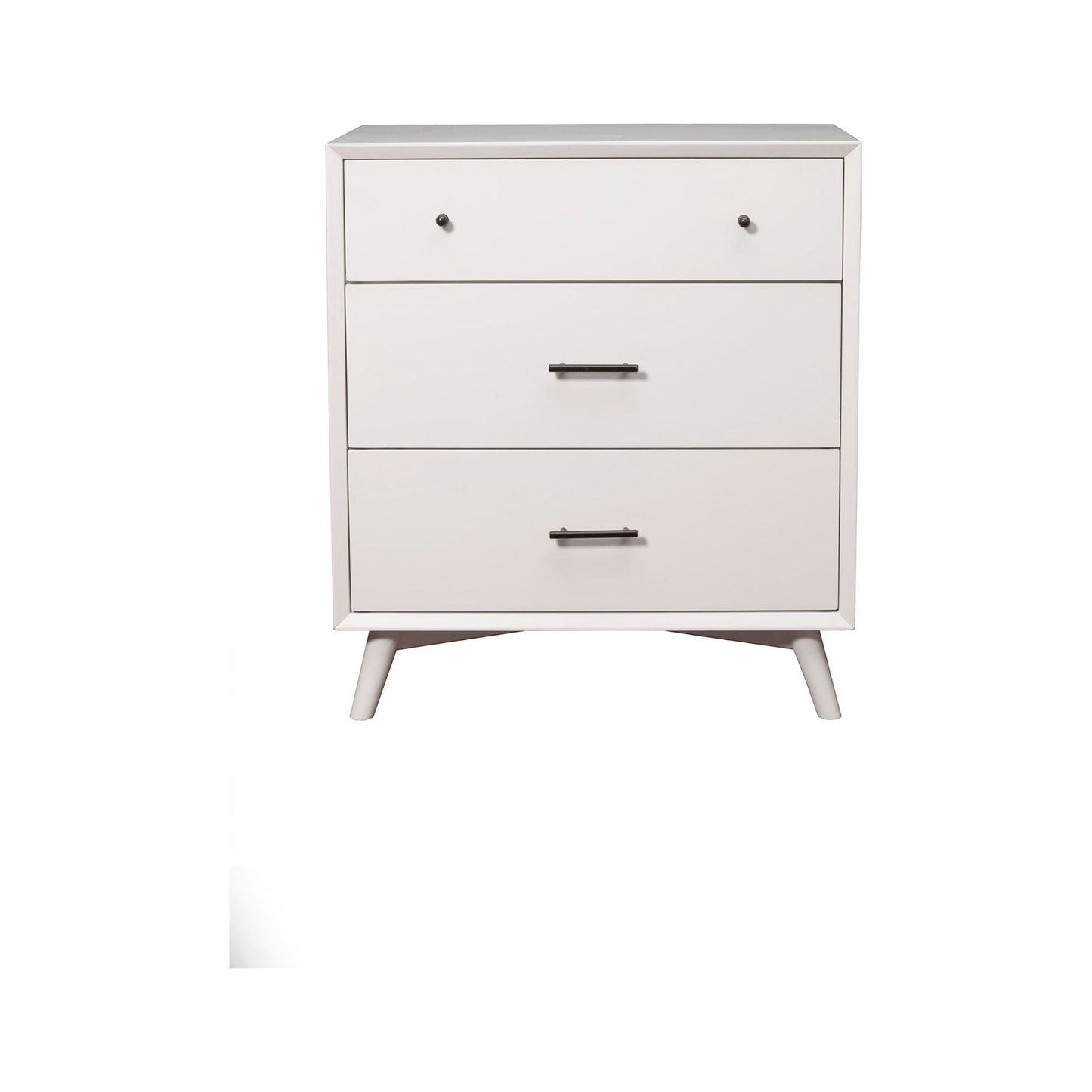 Flynn Small Chest, White - Alpine Furniture