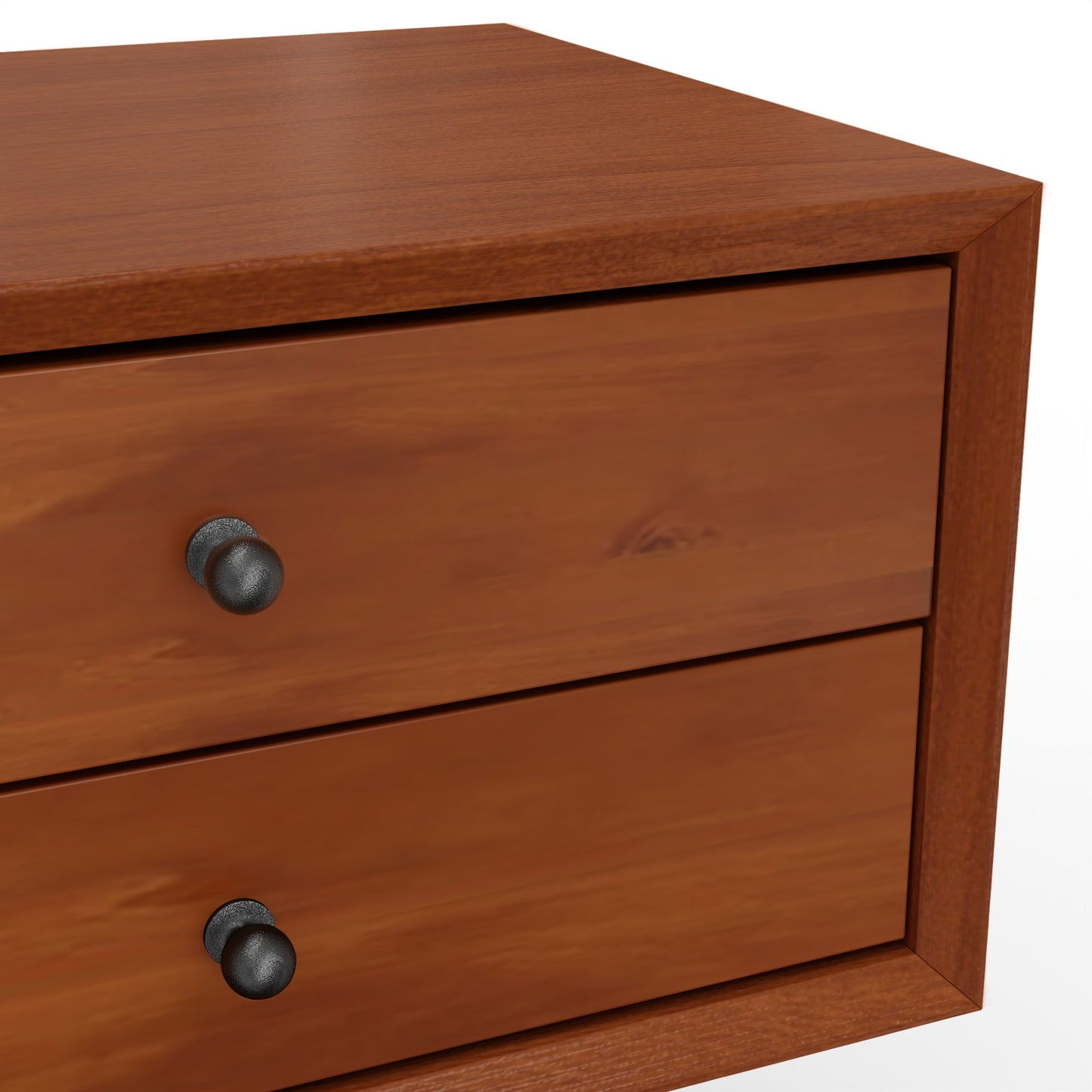 Flynn Small Nightstand, Acorn - Alpine Furniture