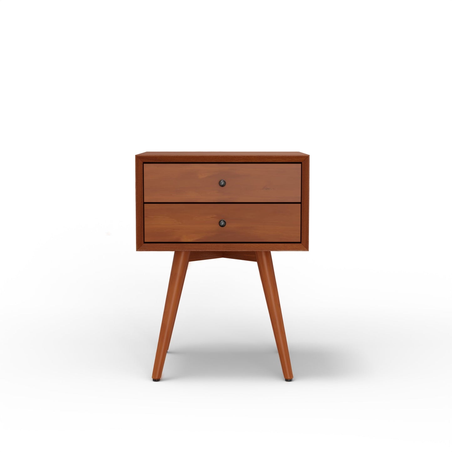 Flynn Small Nightstand, Acorn - Alpine Furniture