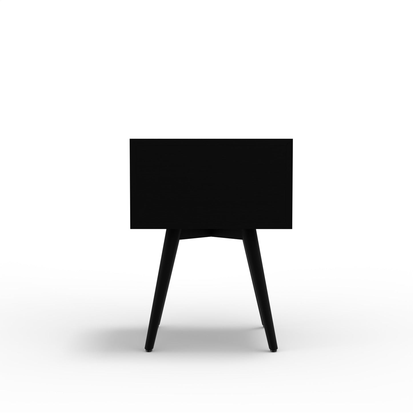 Flynn Small Nightstand, Black - Alpine Furniture