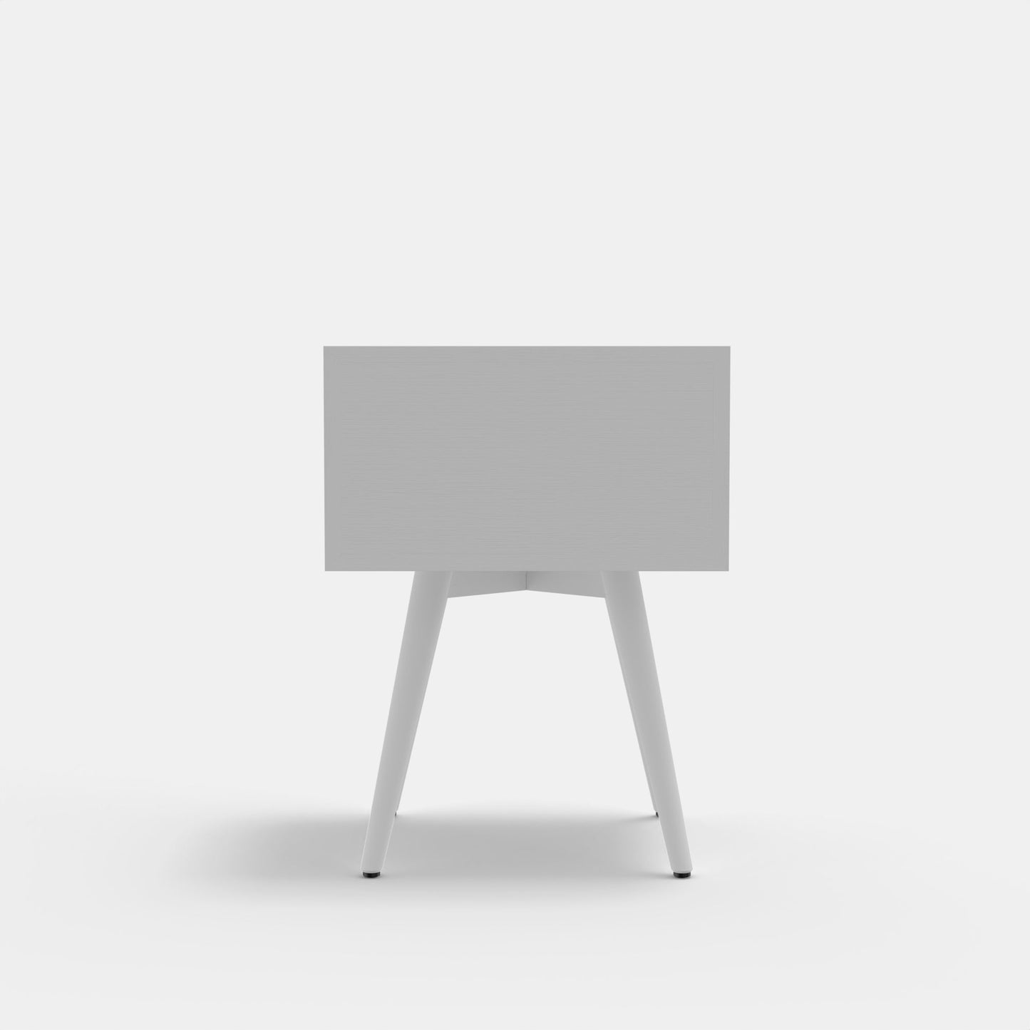 Flynn Small Nightstand, White - Alpine Furniture