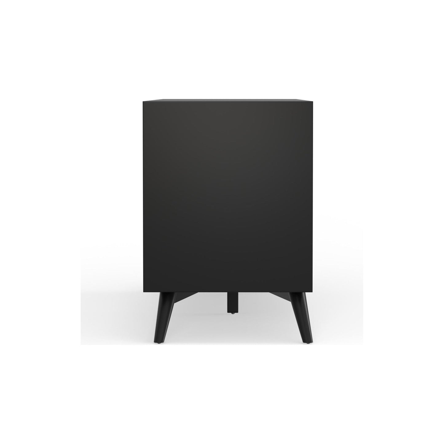 Flynn Small TV Console, Black - Alpine Furniture