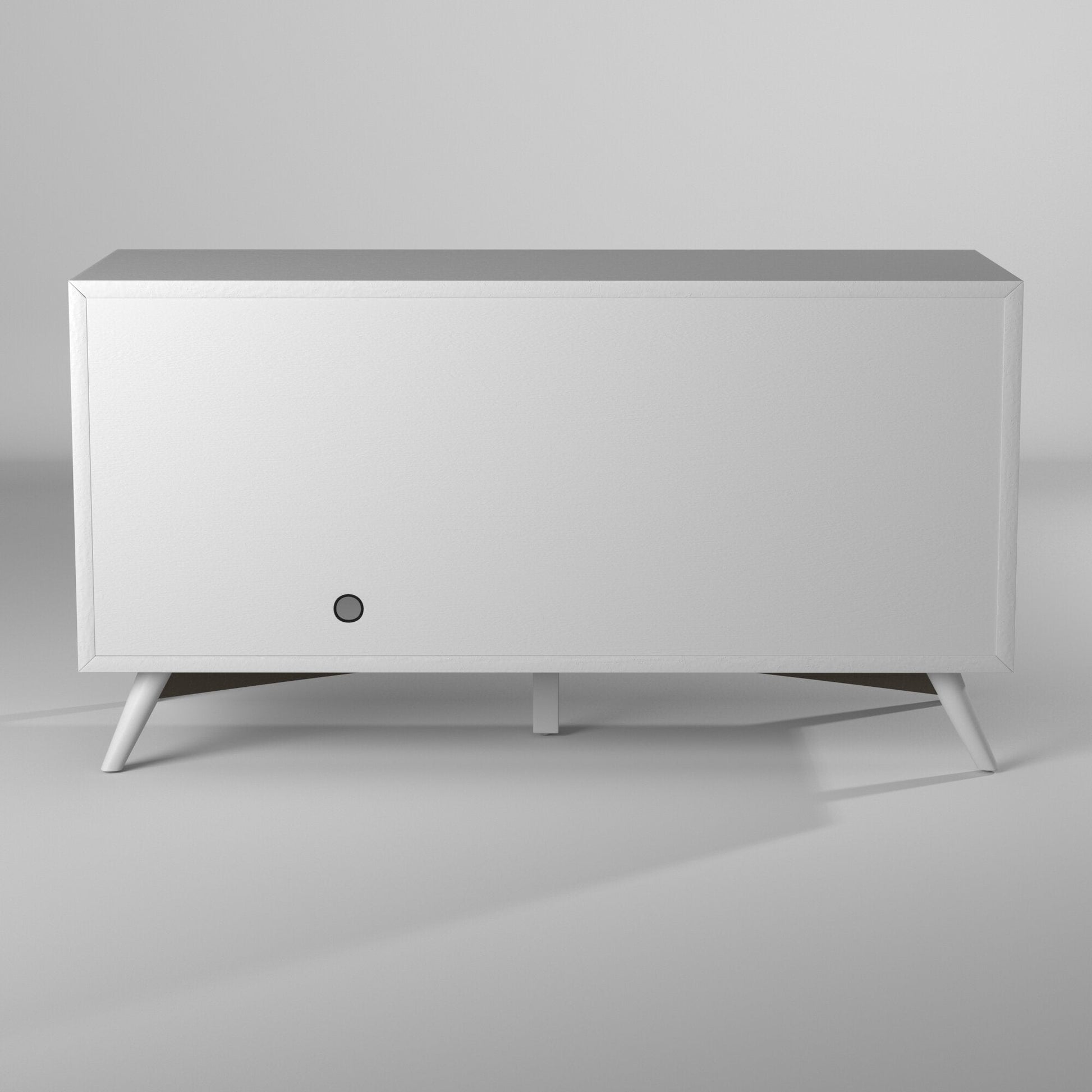 Flynn Small TV Console, White - Alpine Furniture