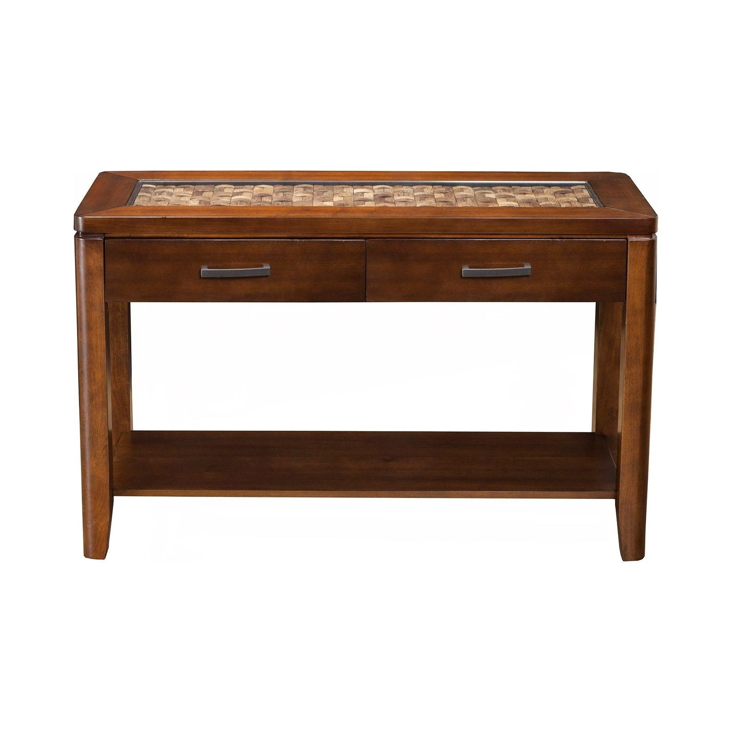 Granada Sofa Table, Brown Merlot - Alpine Furniture