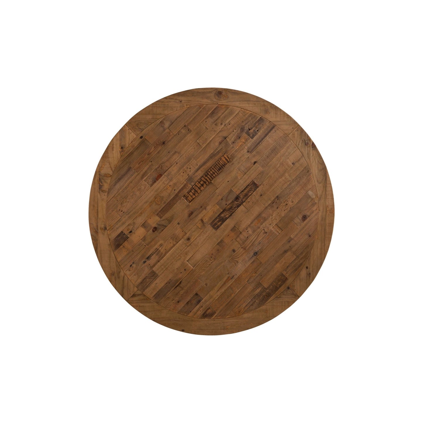 Kensington Round Dining Table, Reclaimed Natural - Alpine Furniture