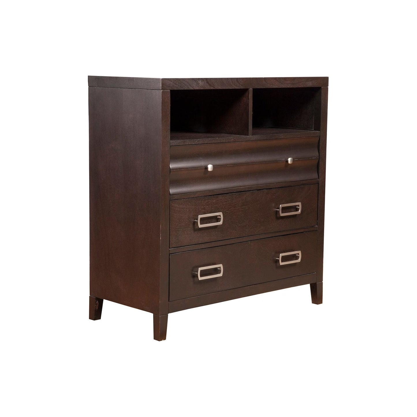 Legacy Media Chest, Black Cherry - Alpine Furniture