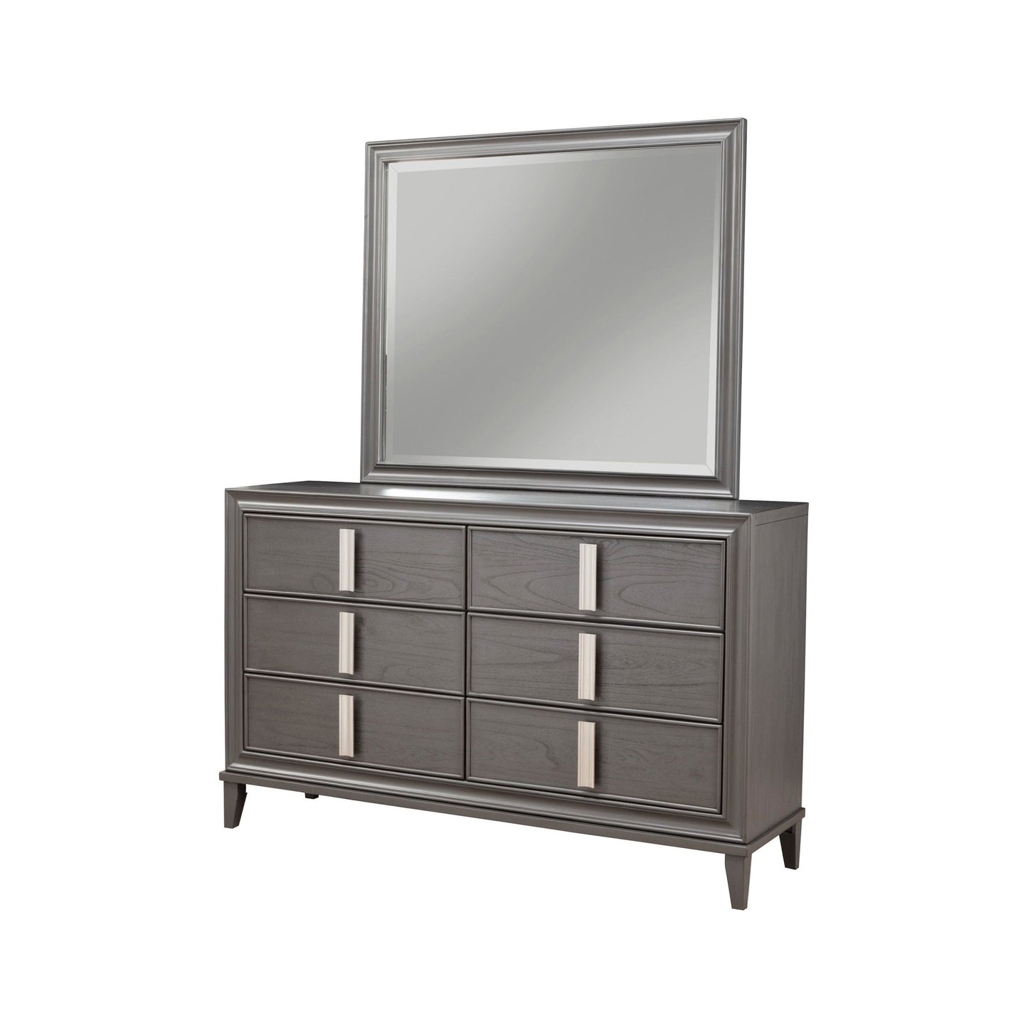 Lorraine Mirror, Dark Grey - Alpine Furniture