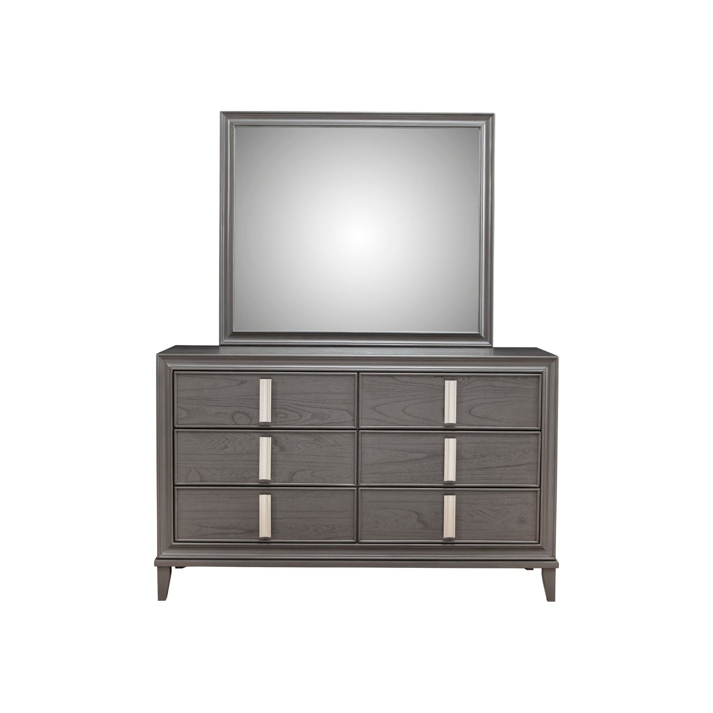 Lorraine Mirror, Dark Grey - Alpine Furniture