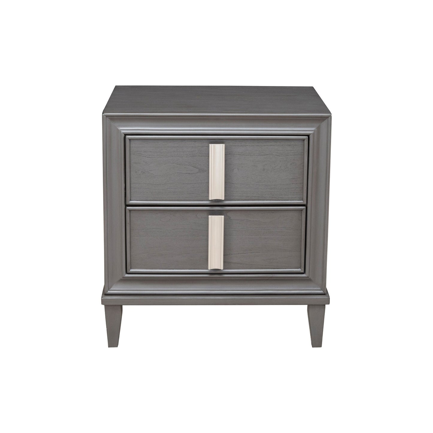 Lorraine Nightstand, Dark Grey - Alpine Furniture