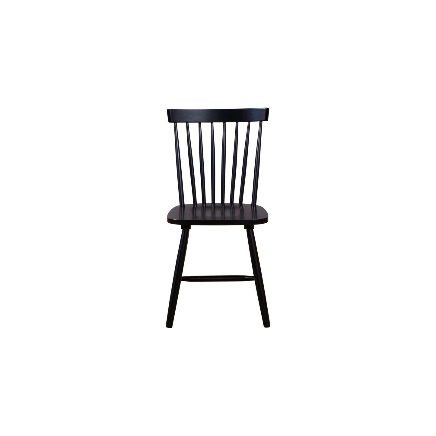 Lyra Set of 2 Windsor Chairs, Black - Alpine Furniture