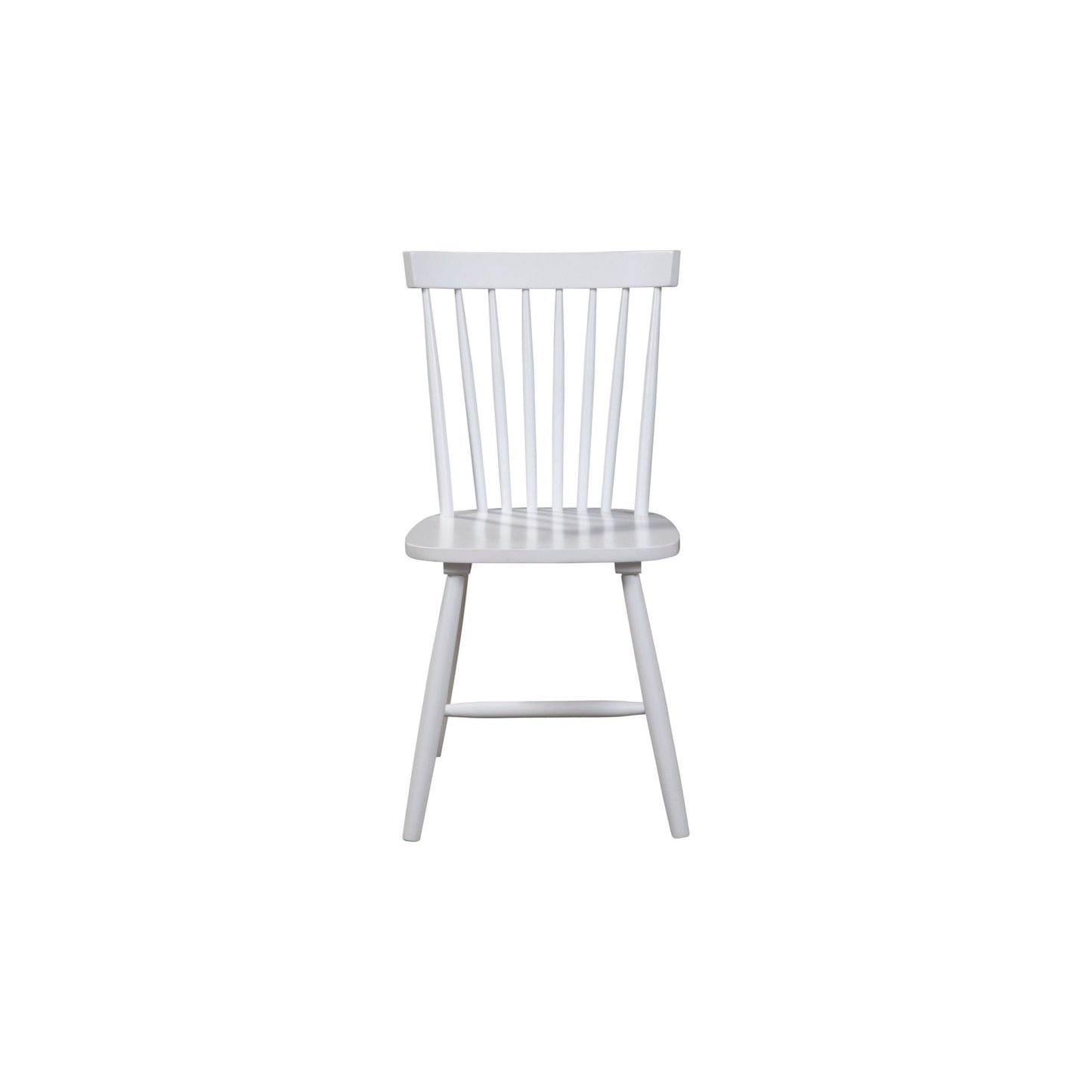 Lyra Set of 2 Windsor Chairs, White - Alpine Furniture
