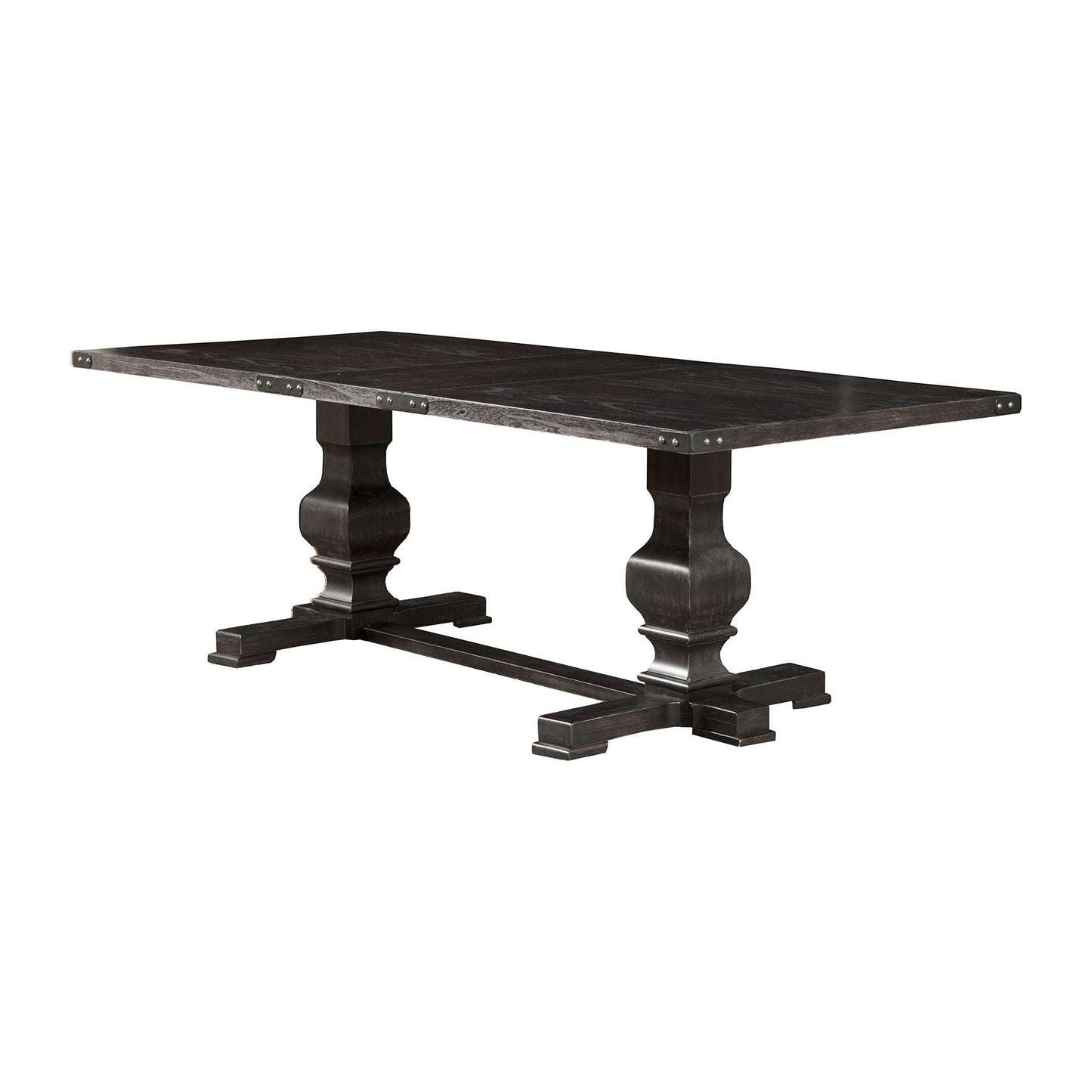 Manchester Dining Table, Vintage Black - Alpine Furniture