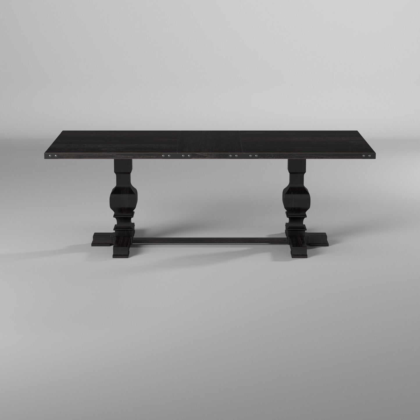 Manchester Dining Table, Vintage Black - Alpine Furniture