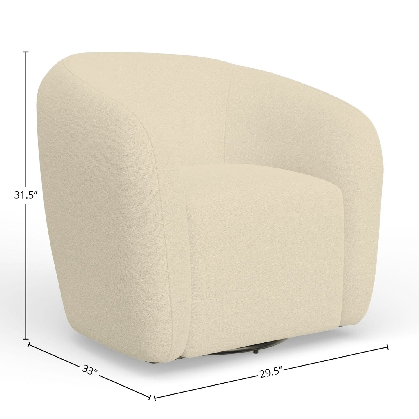 Margo Swivel Chair - Alpine Furniture