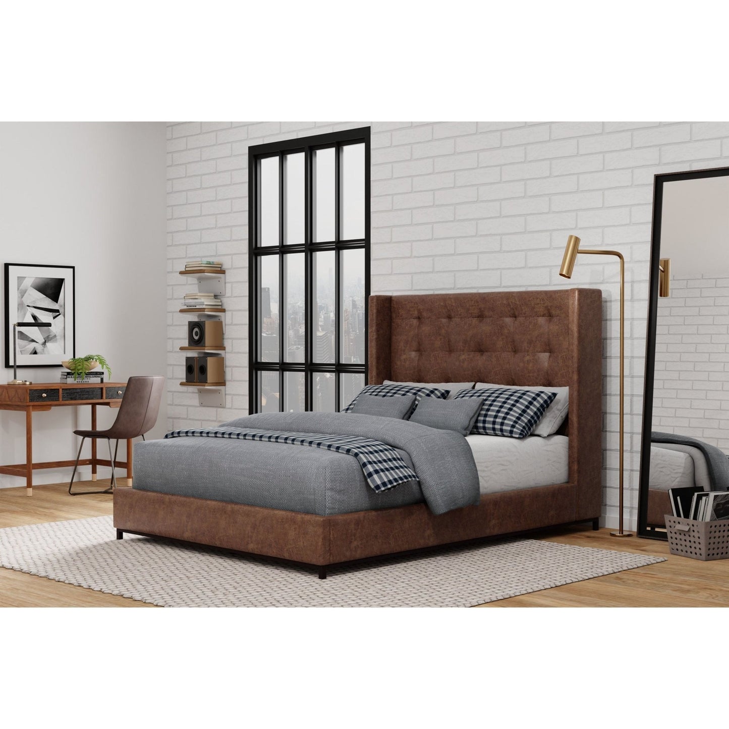 Mundo Platform Bed - Alpine Furniture