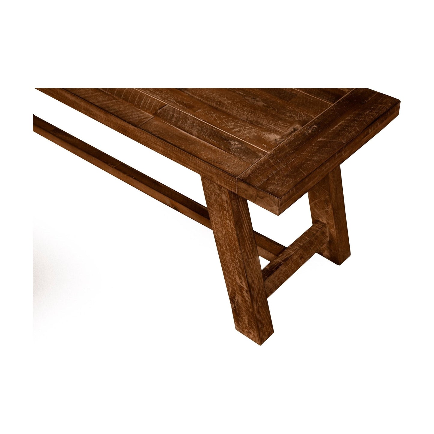 Newberry Bench, Medium Brown - Alpine Furniture