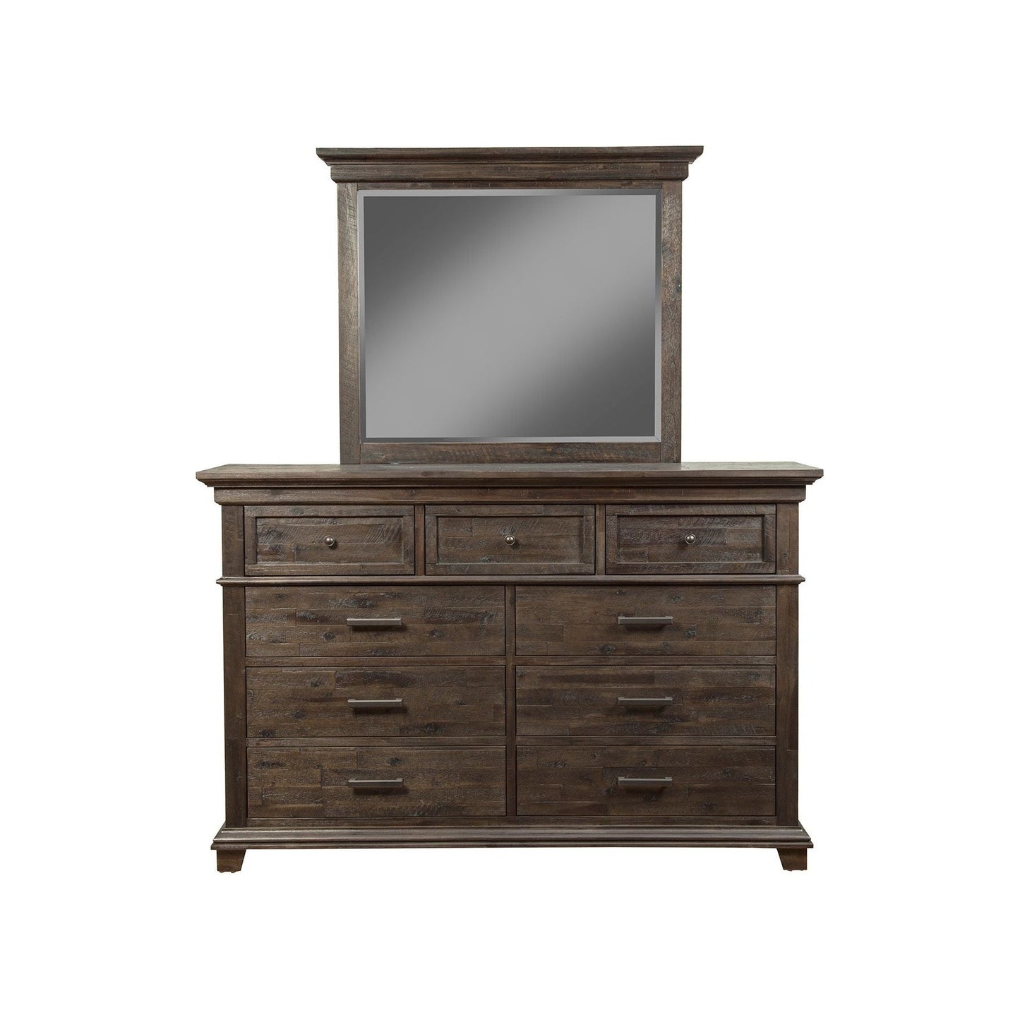 Newberry Mirror, Salvaged Grey - Alpine Furniture