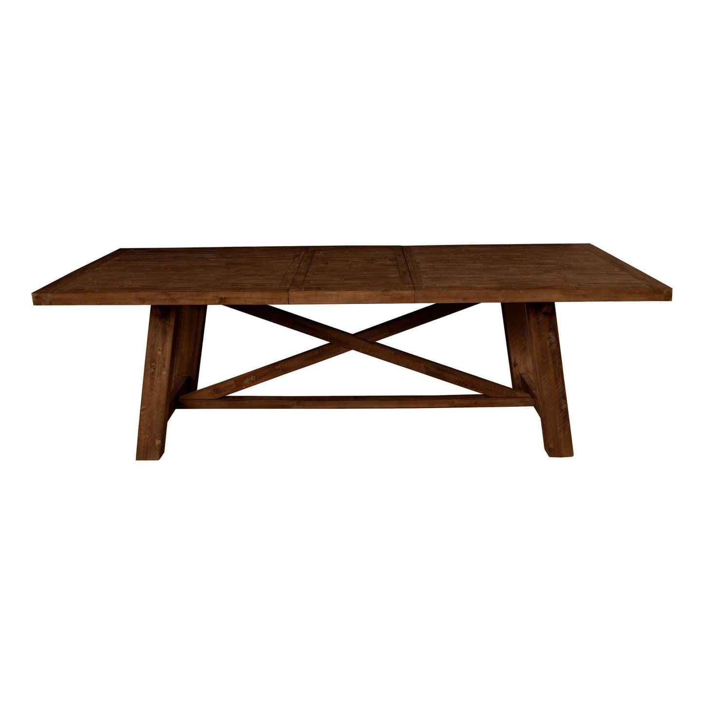 Newberry Rectangular Dining Table, Medium Brown - Alpine Furniture