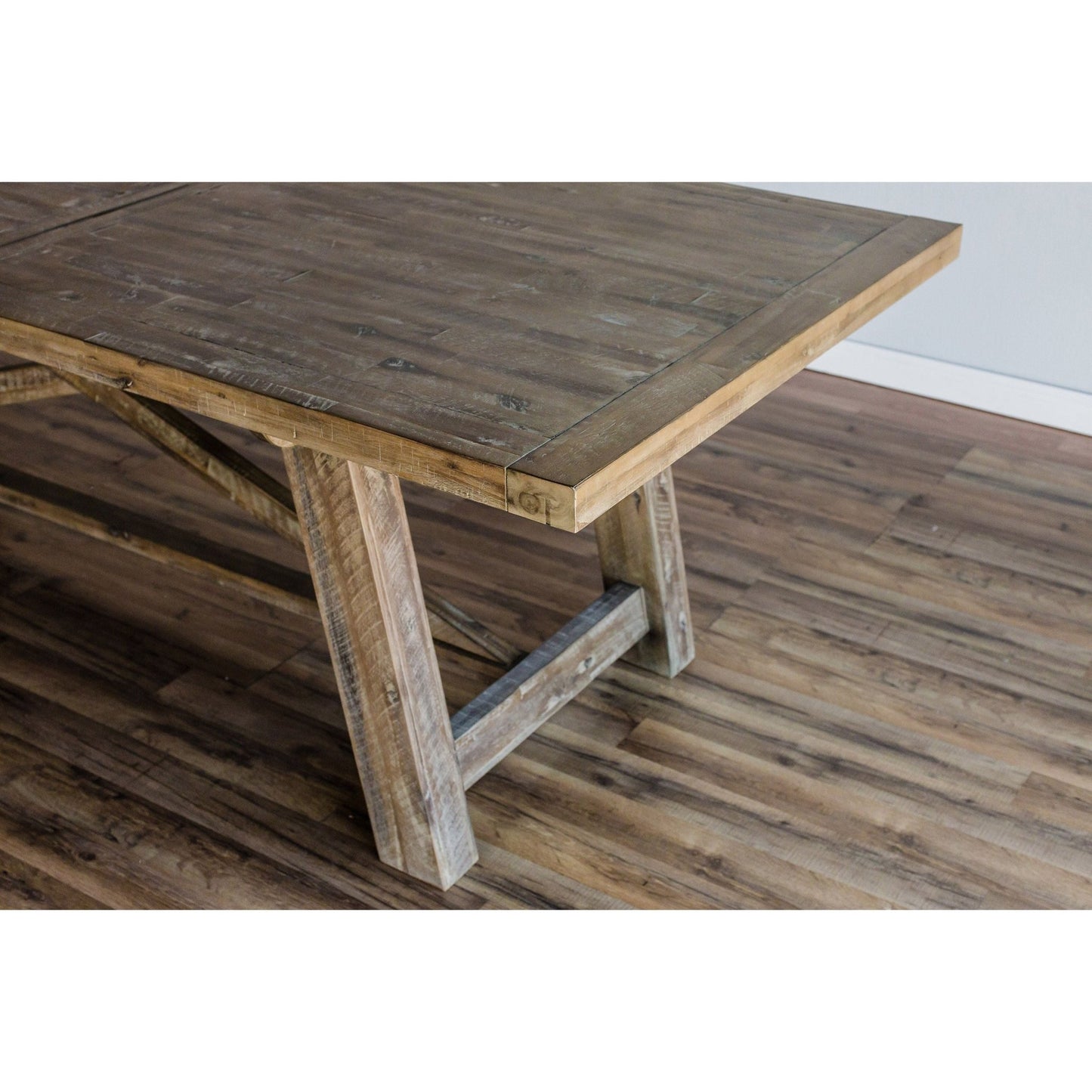 Newberry Rectangular Dining Table, Weathered Natural - Alpine Furniture