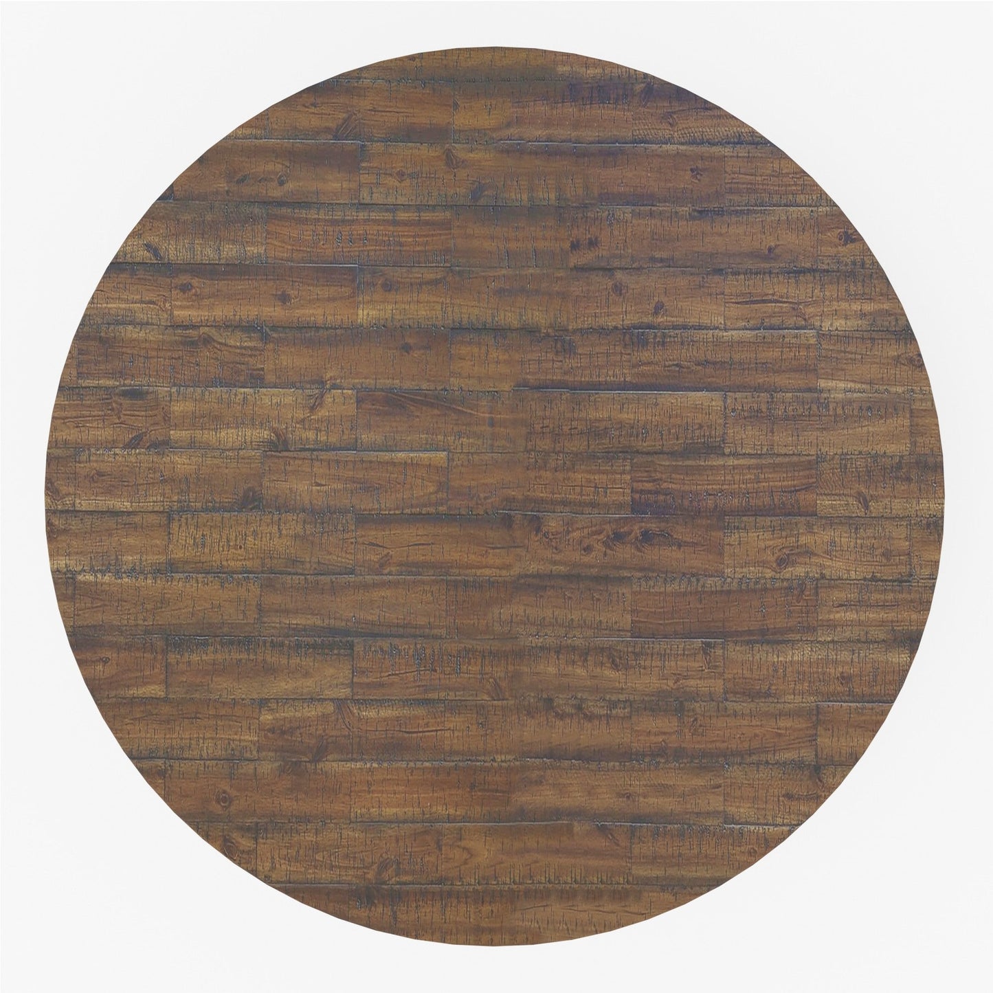 Newberry Round Dining Table, Medium Brown - Alpine Furniture