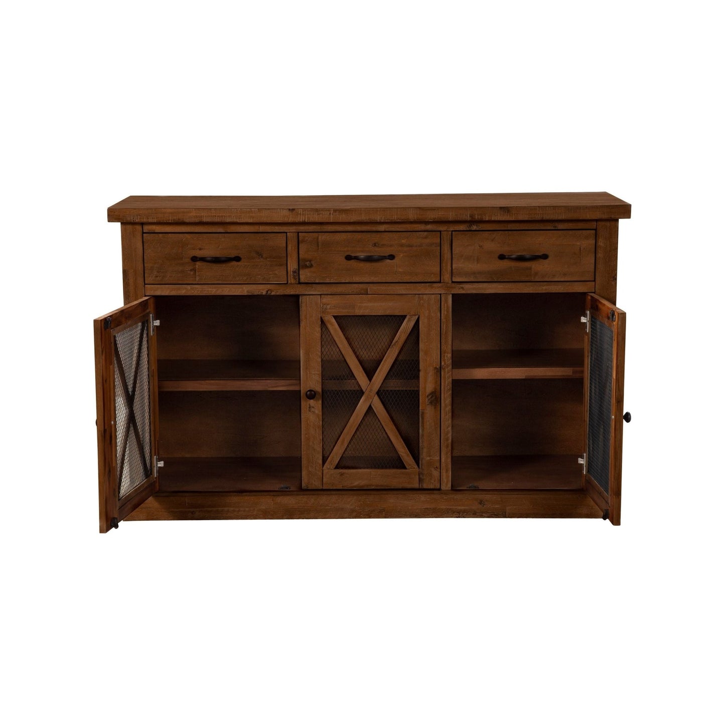 Newberry Sideboard, Medium Brown - Alpine Furniture