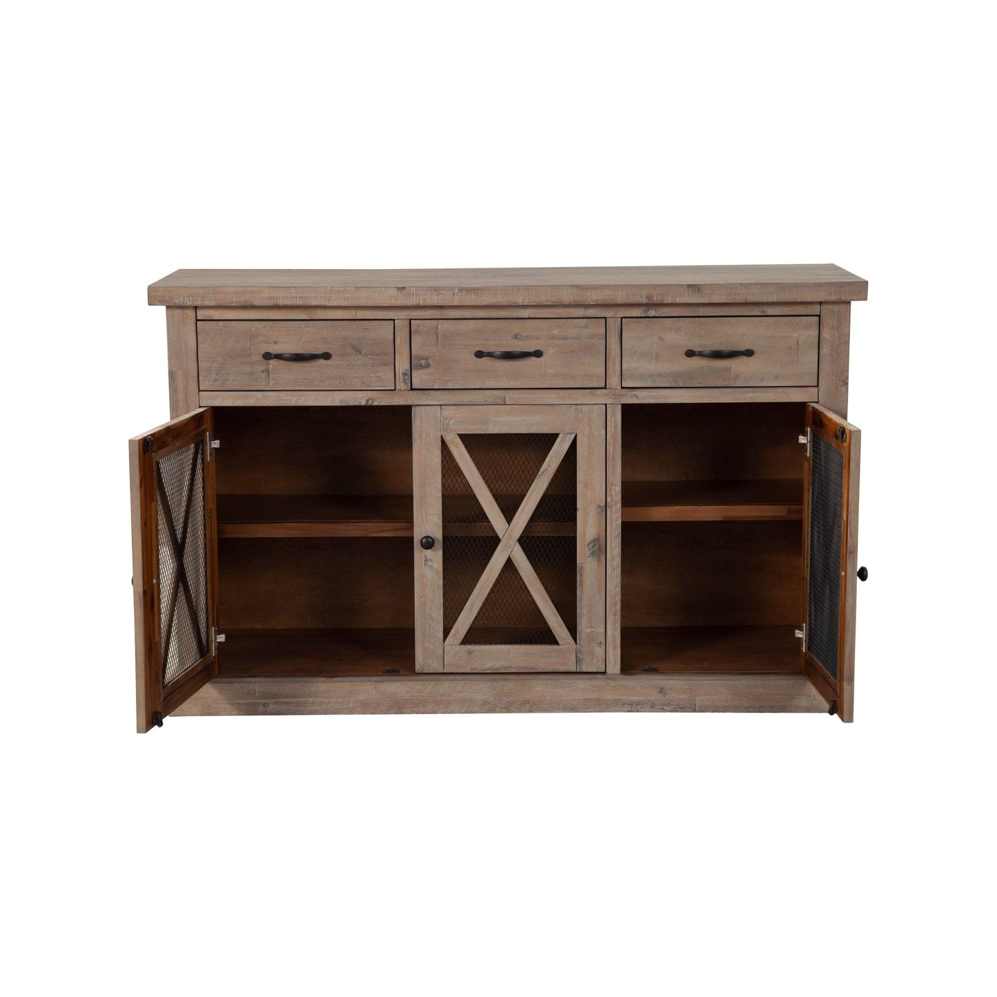 Newberry Sideboard, Weathered Natural - Alpine Furniture