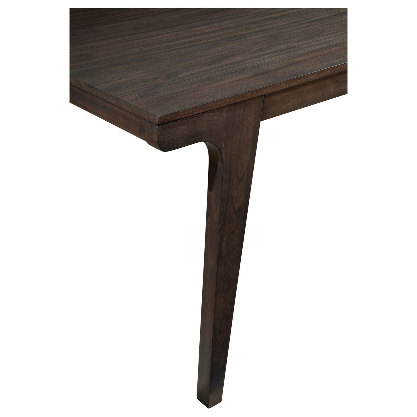Olejo Dining Table, Chocolate - Alpine Furniture