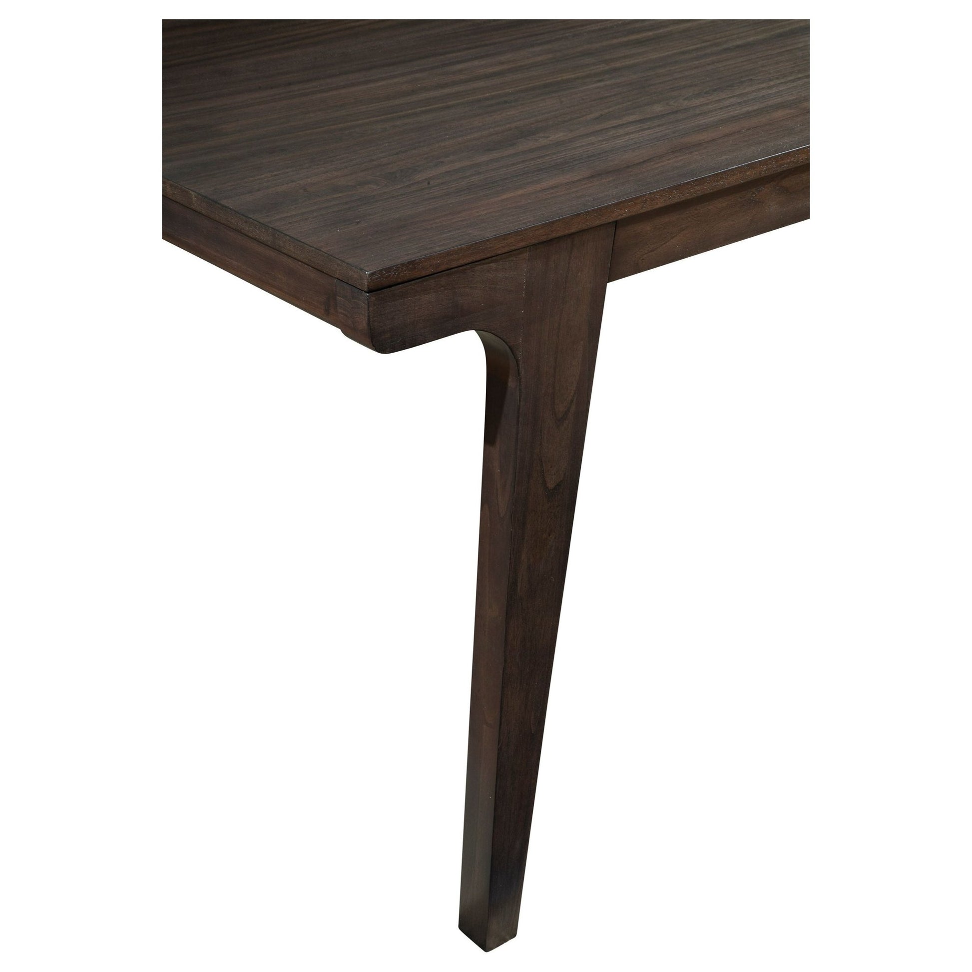 Olejo Dining Table, Chocolate - Alpine Furniture