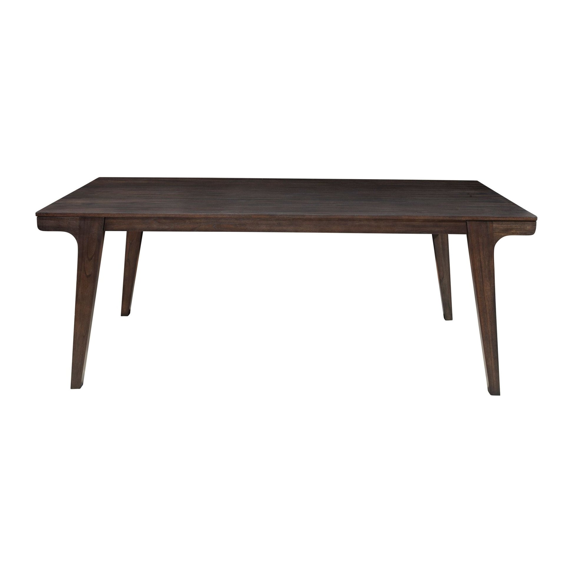 Olejo Dining Table, Chocolate - Alpine Furniture