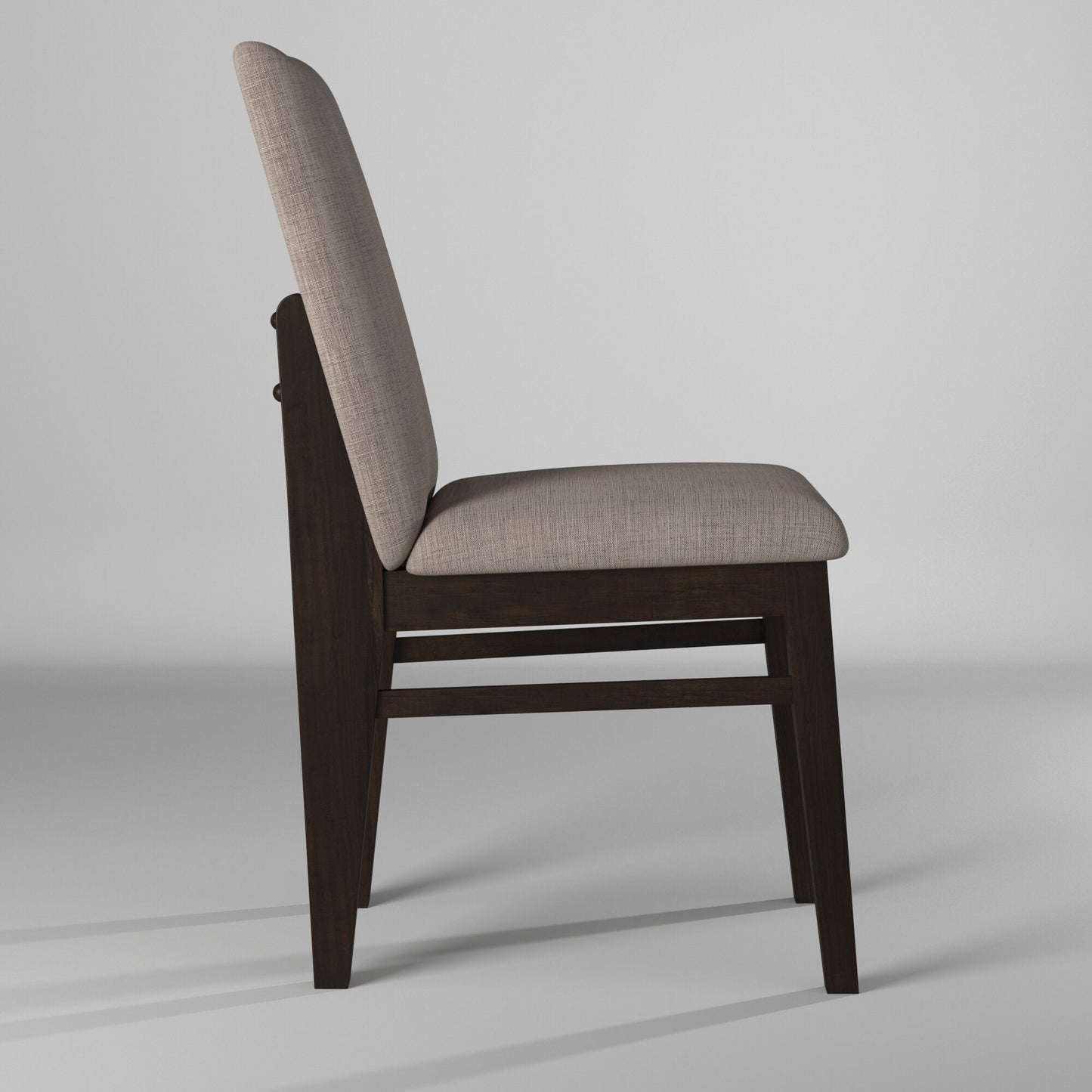 Olejo Side Chairs, Chocolate - Alpine Furniture