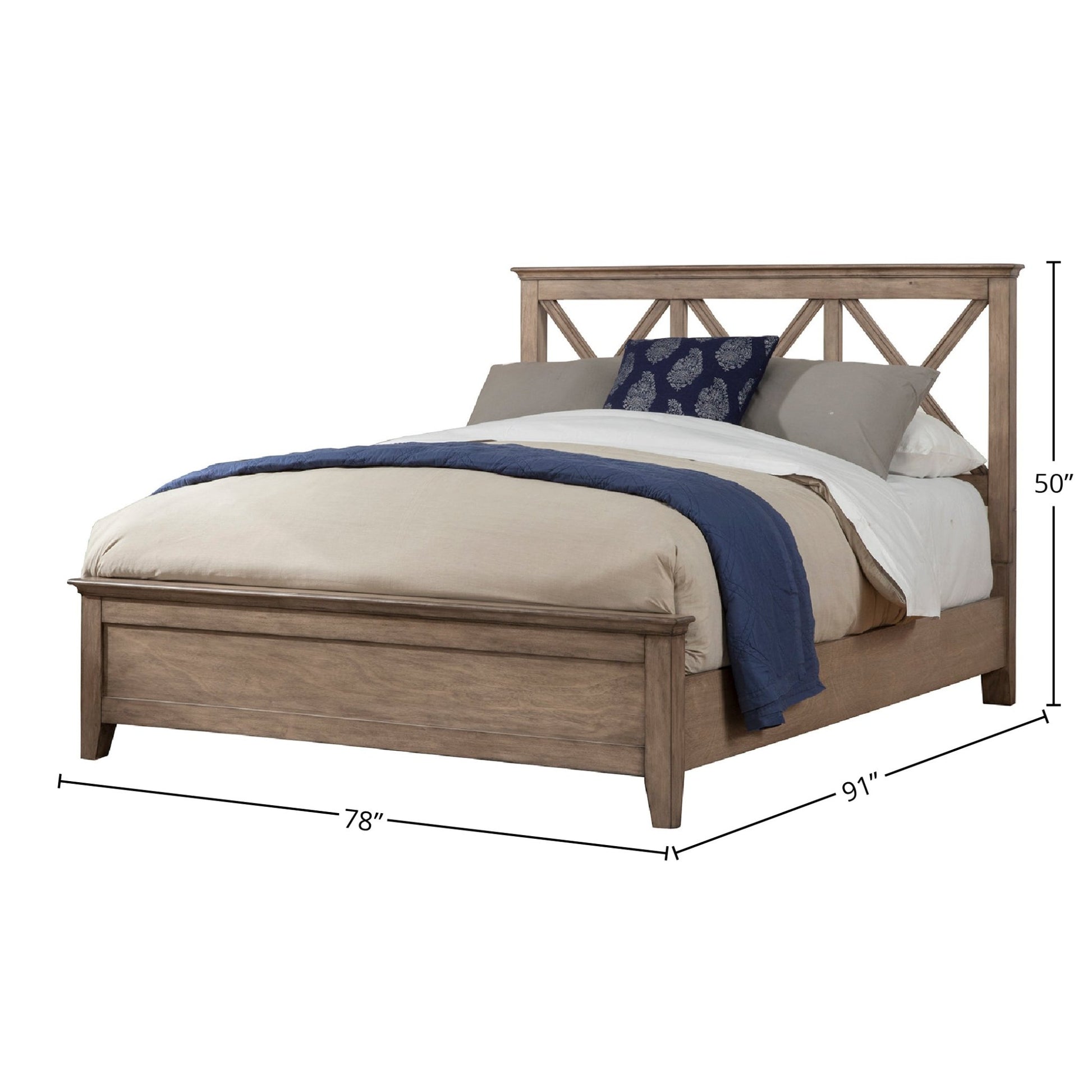 Potter Bed, French Truffle - Alpine Furniture