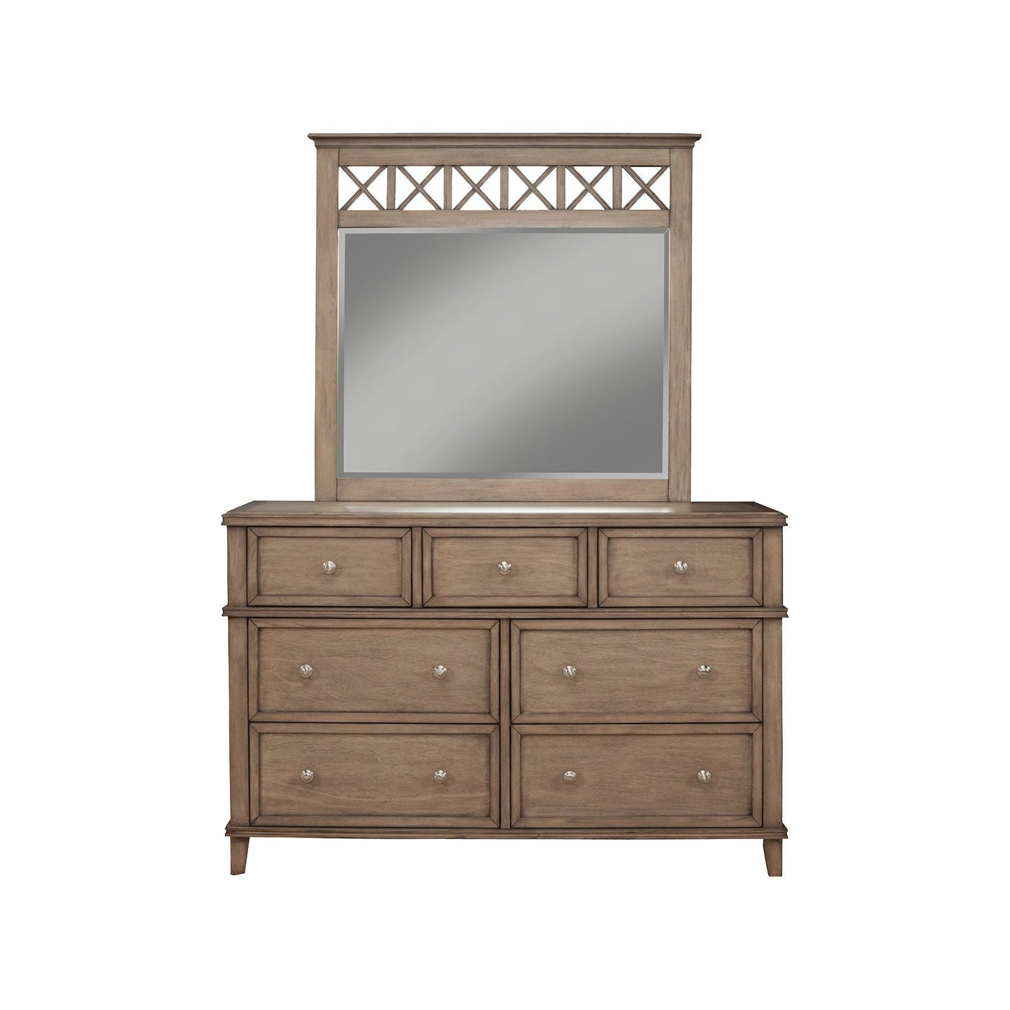 Potter Dresser, French Truffle - Alpine Furniture
