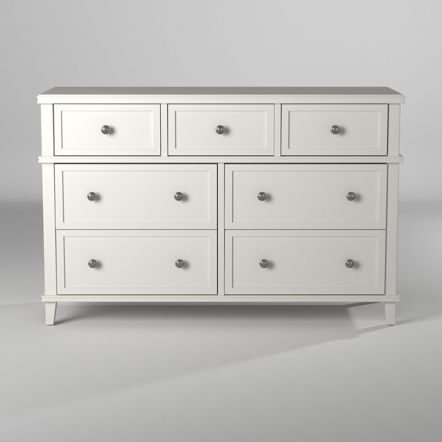 Potter Dresser, White - Alpine Furniture
