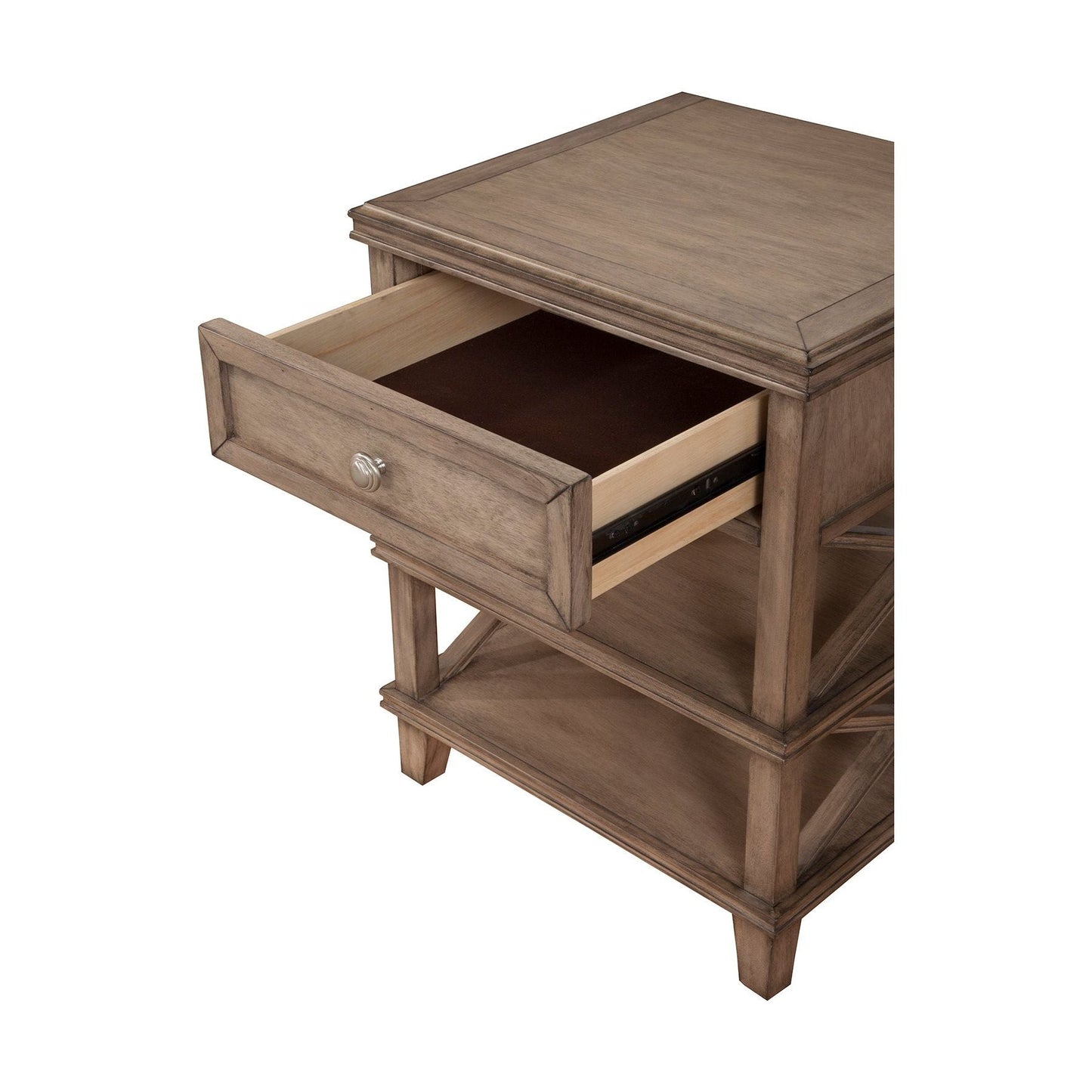 Potter Nightstand, French Truffle - Alpine Furniture