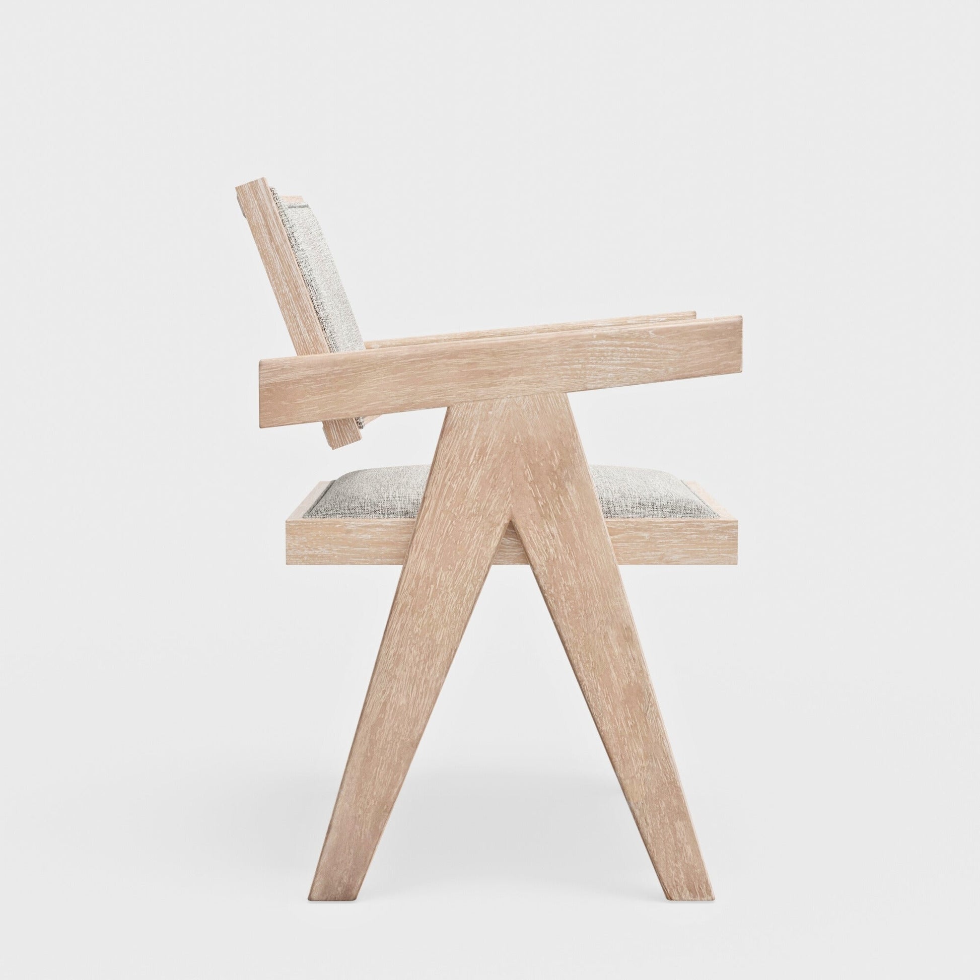 Raquel Set of 2 Side Chairs, Driftwood - Alpine Furniture