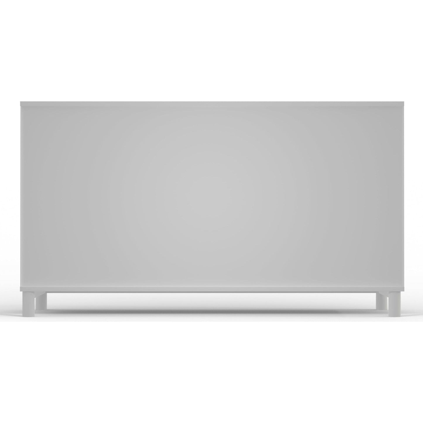 Stapleton Six Drawer Dresser, White - Alpine Furniture