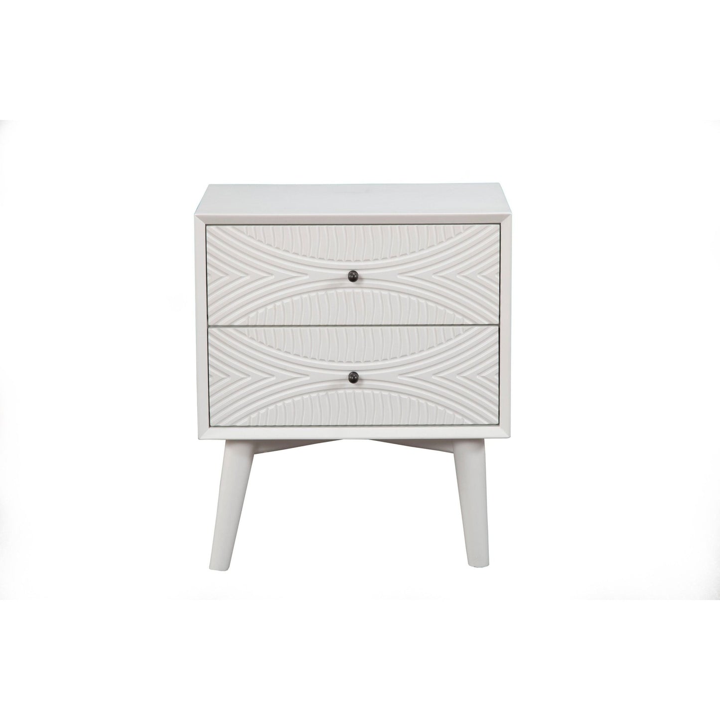 Tranquility Nightstand, White - Alpine Furniture