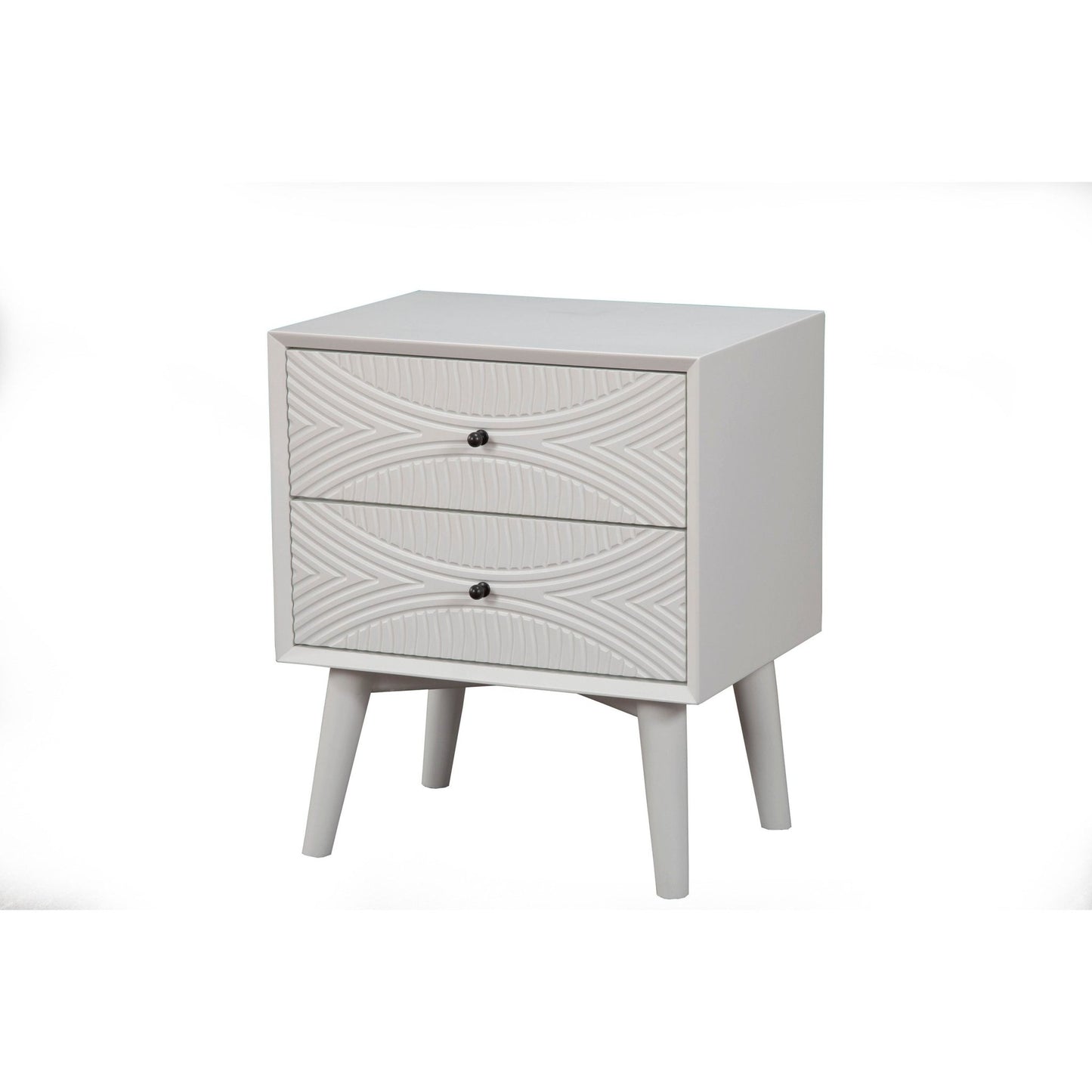 Tranquility Nightstand, White - Alpine Furniture