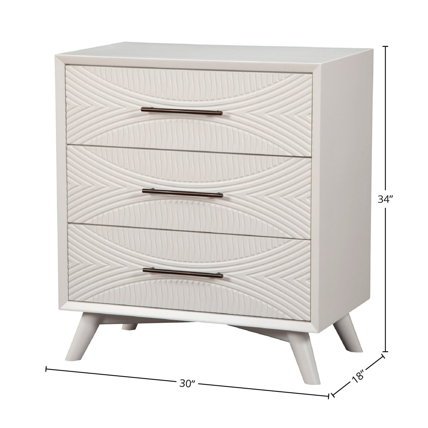 Tranquility Small Chest, White - Alpine Furniture