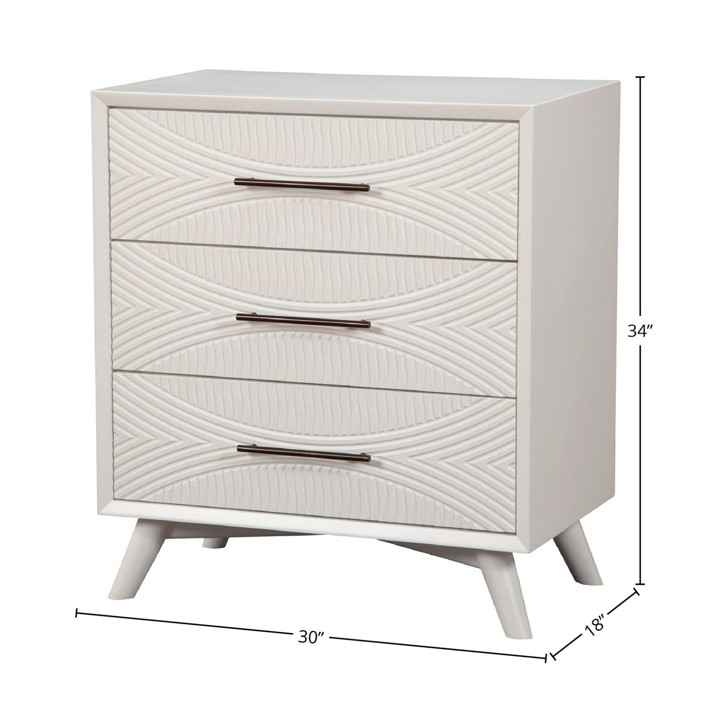 Tranquility Small Chest, White - Alpine Furniture