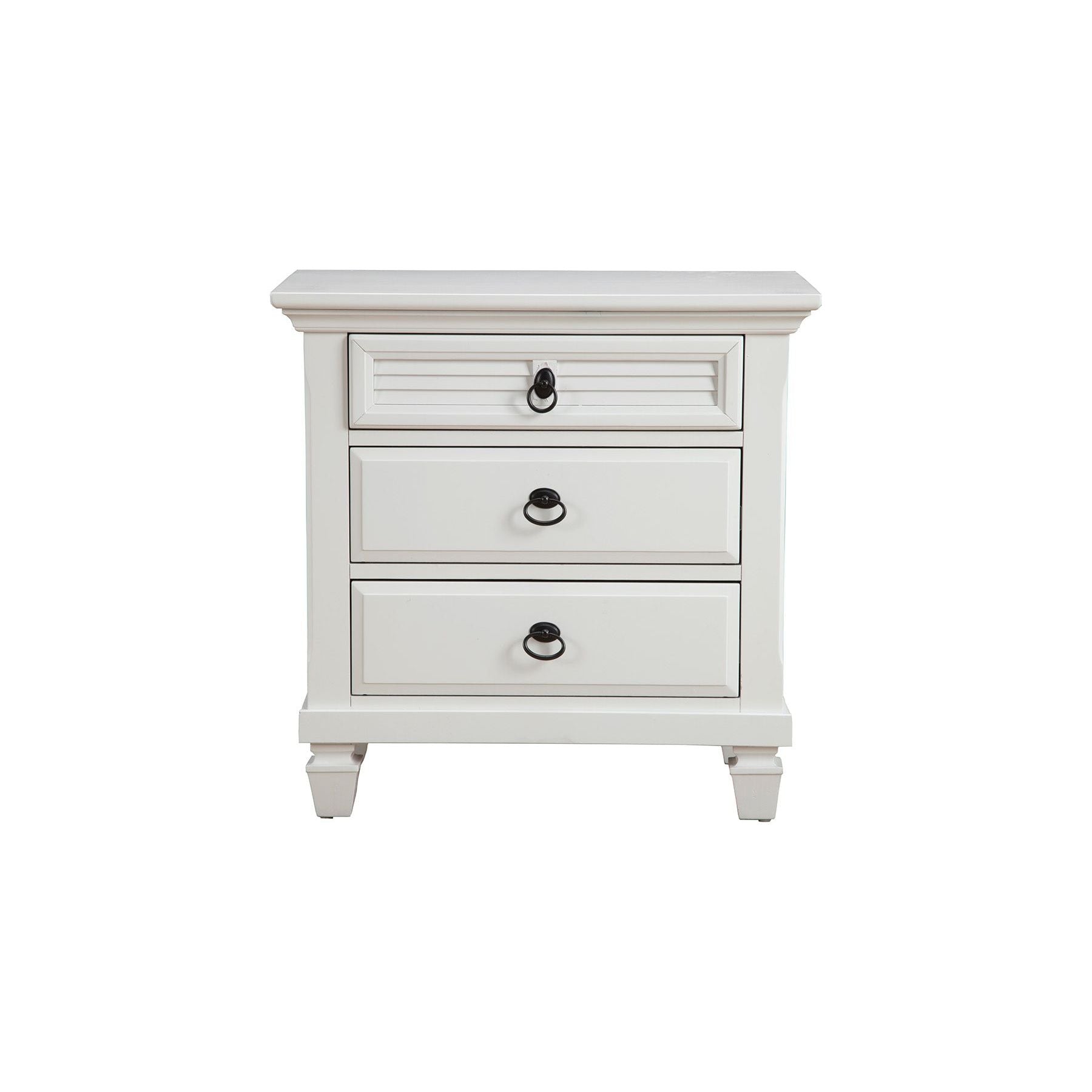 Winchester Nightstand, White - Alpine Furniture